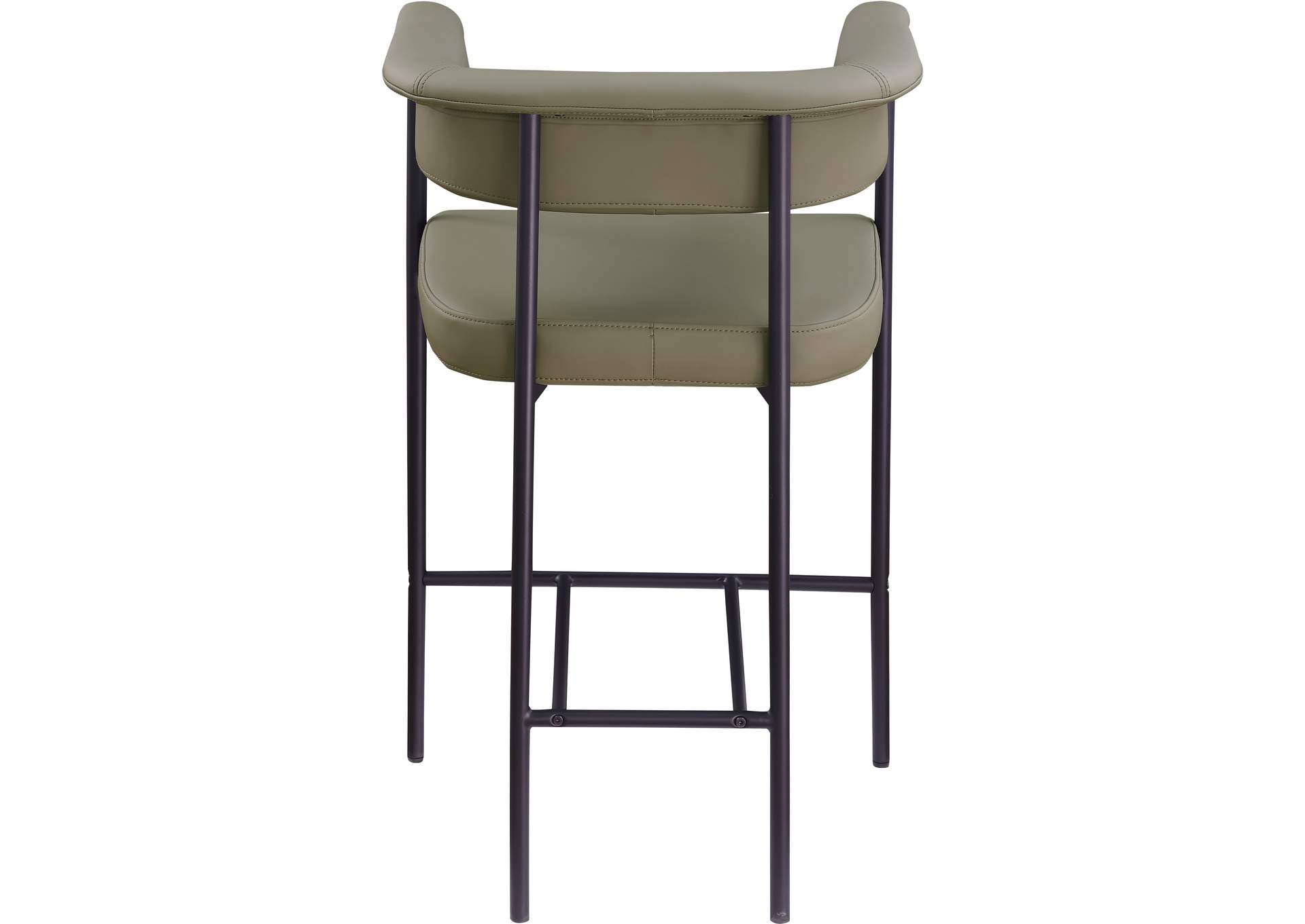 Malin Olive Vegan Leather Counter Stool