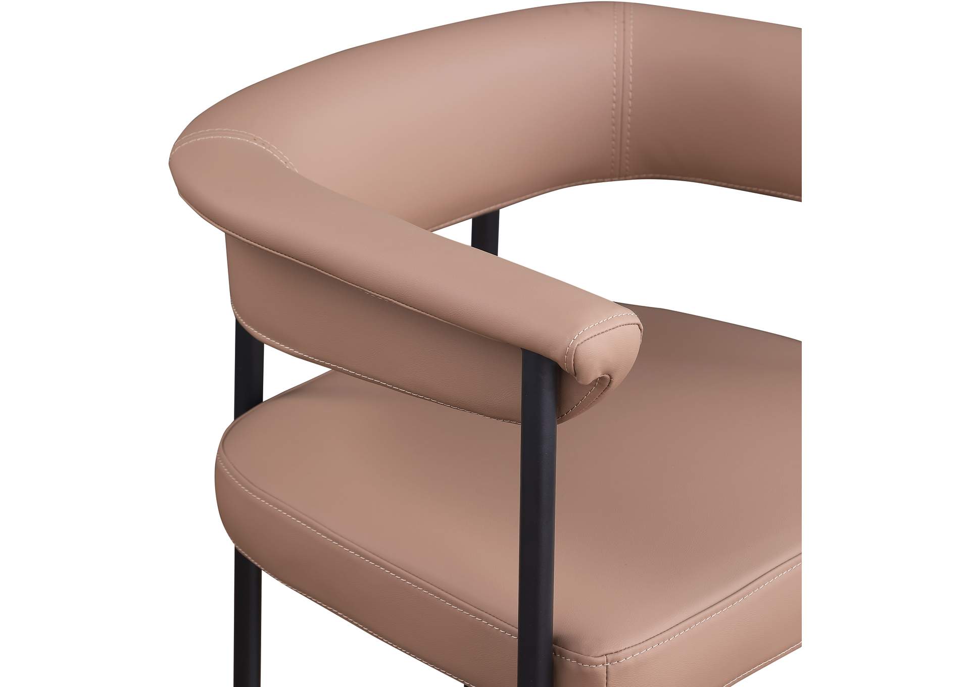 Malin Tan Vegan Leather Counter Stool