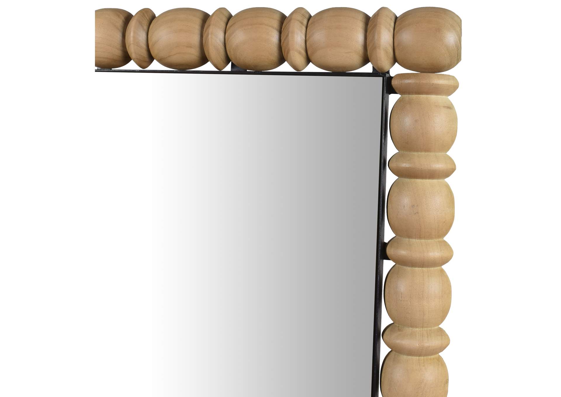 Aubrey Bleached Natural Oak Mirror