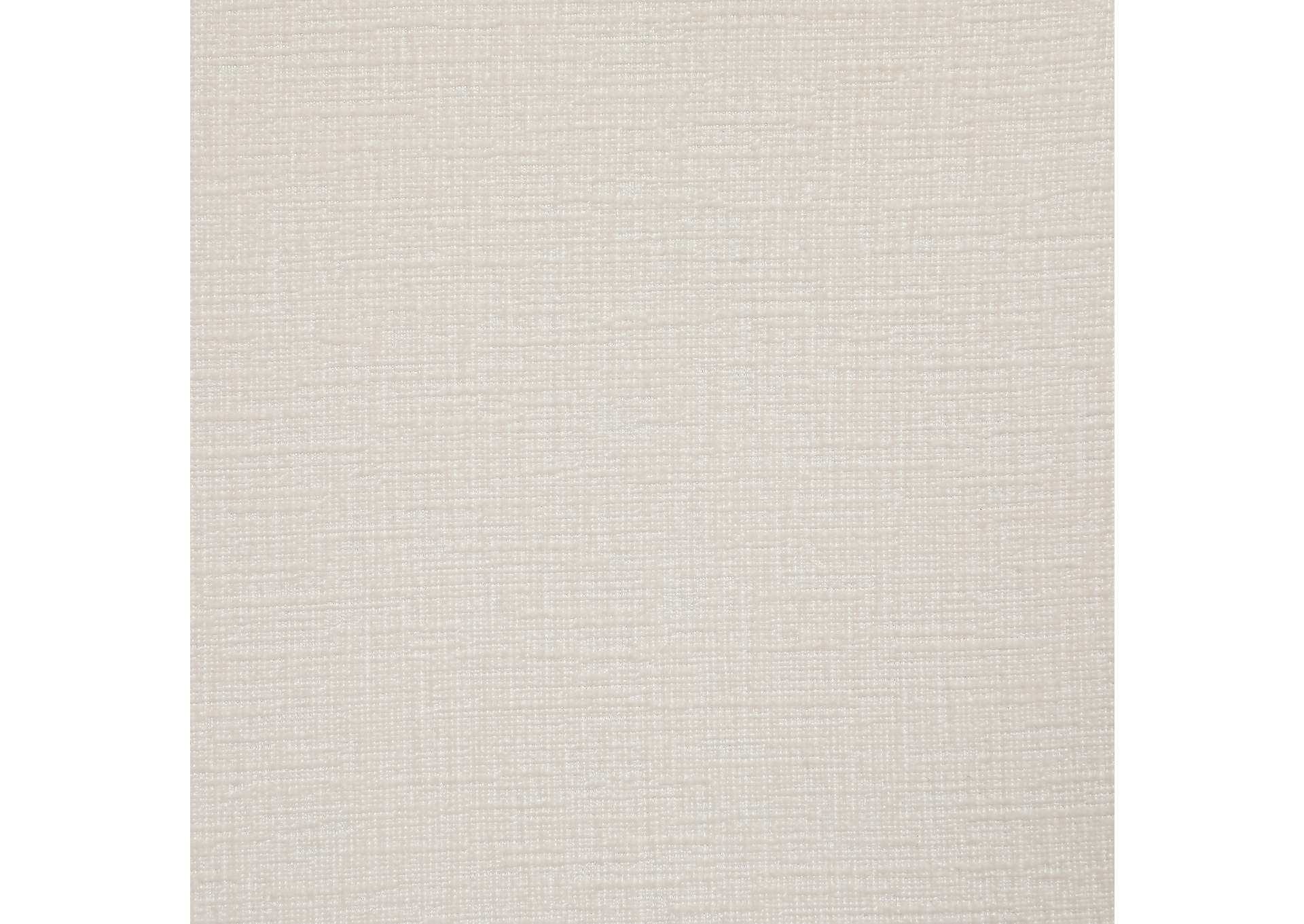 Emmet Cream Chenille Fabric Dining Chair - Accent Chair