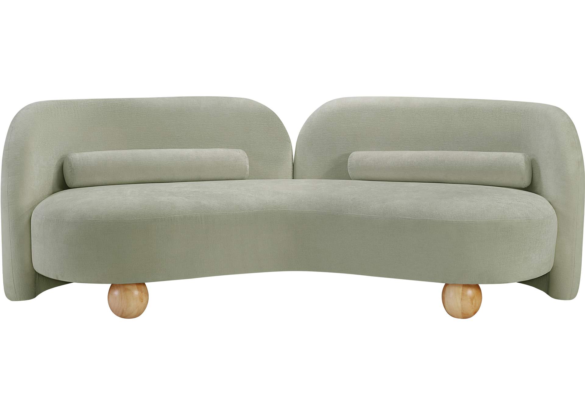 Daphne Mint Chenille Fabric Sofa