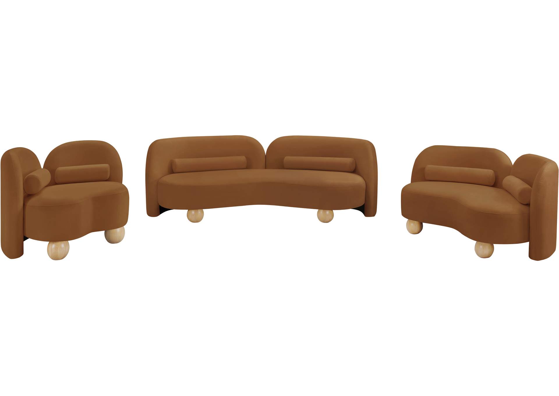 Daphne Saddle Velvet Chair