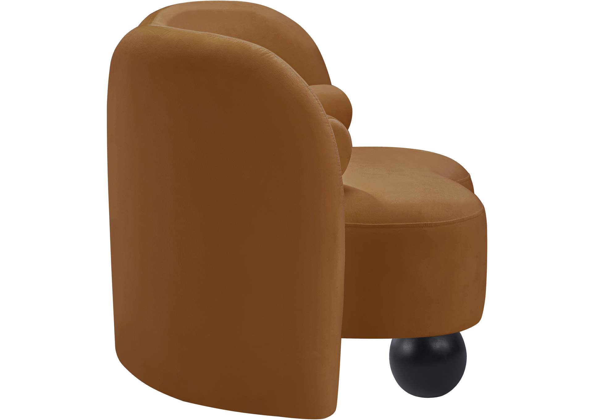Daphne Saddle Velvet Chair