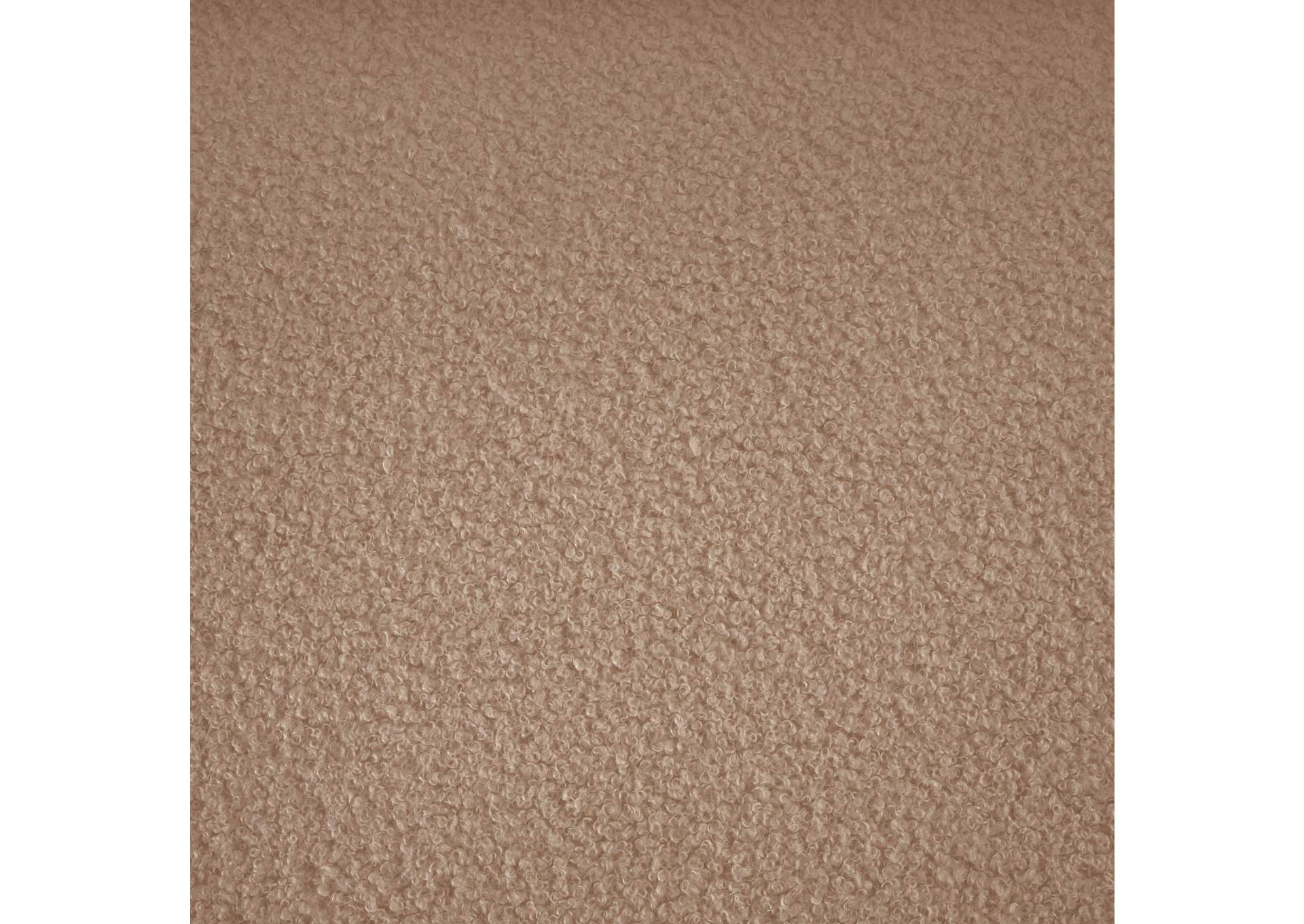 Bloom Beige Teddy Fabric Loveseat image 14