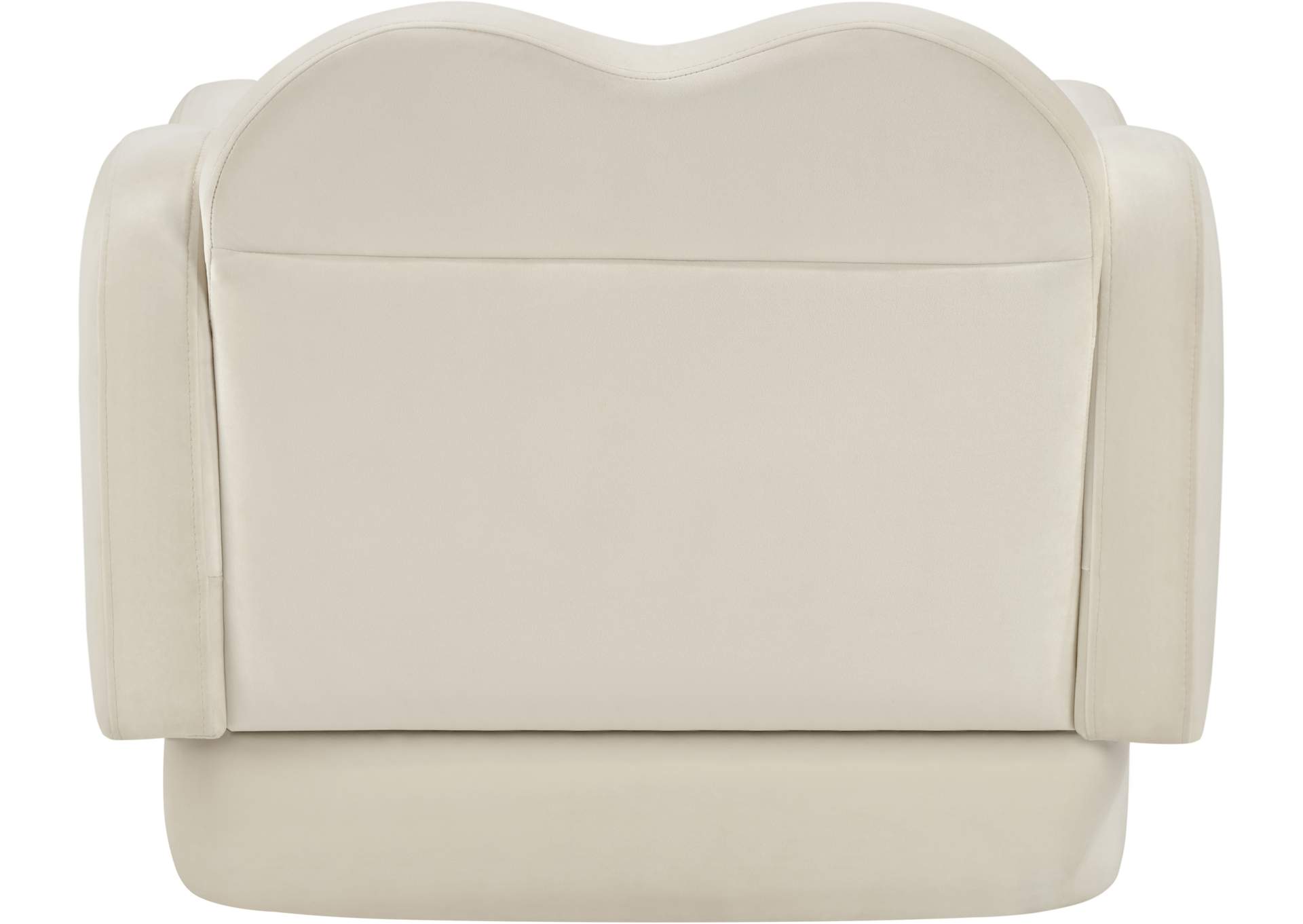 Bloom Cream Velvet Chair image 6