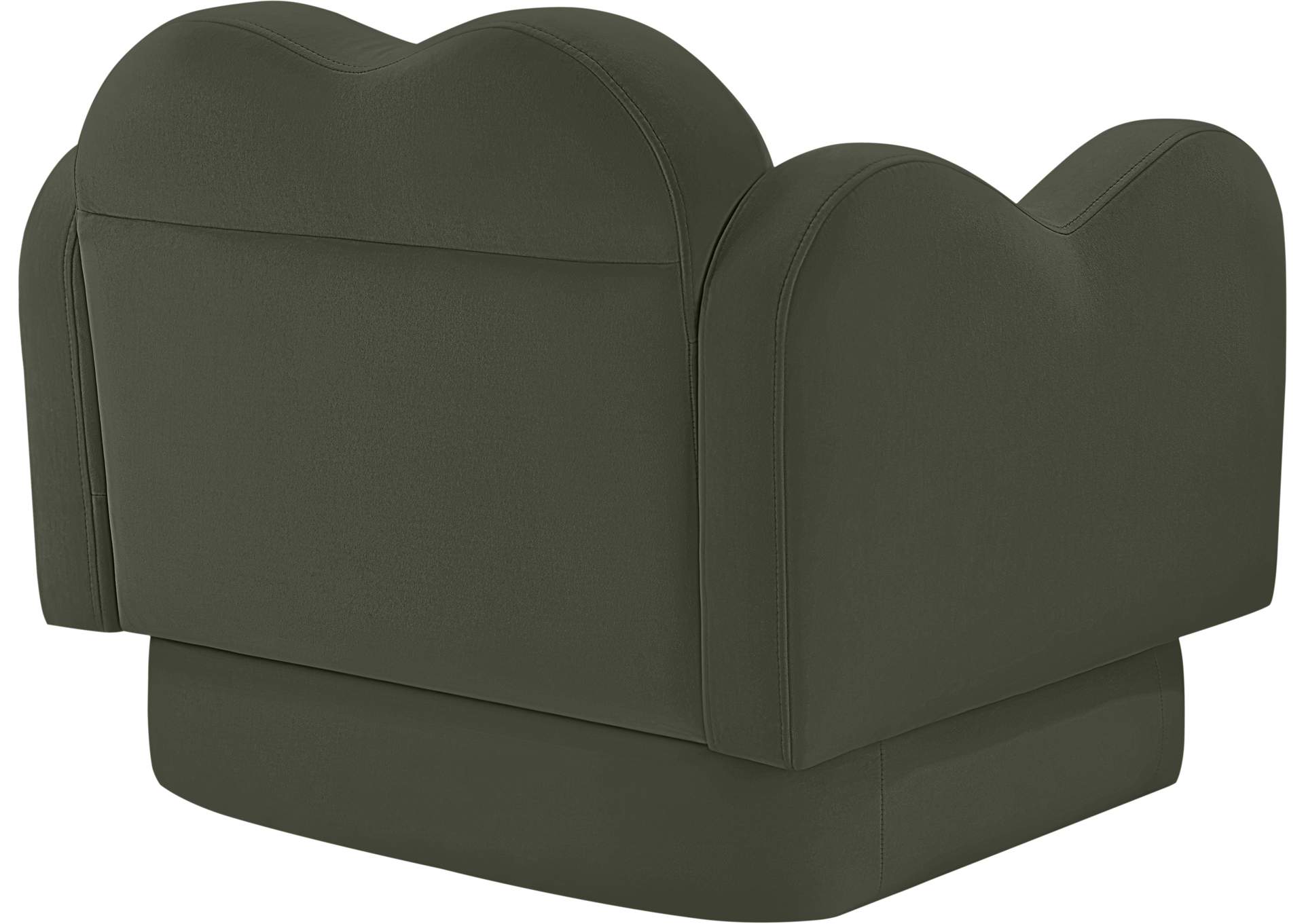 Bloom Green Velvet Chair