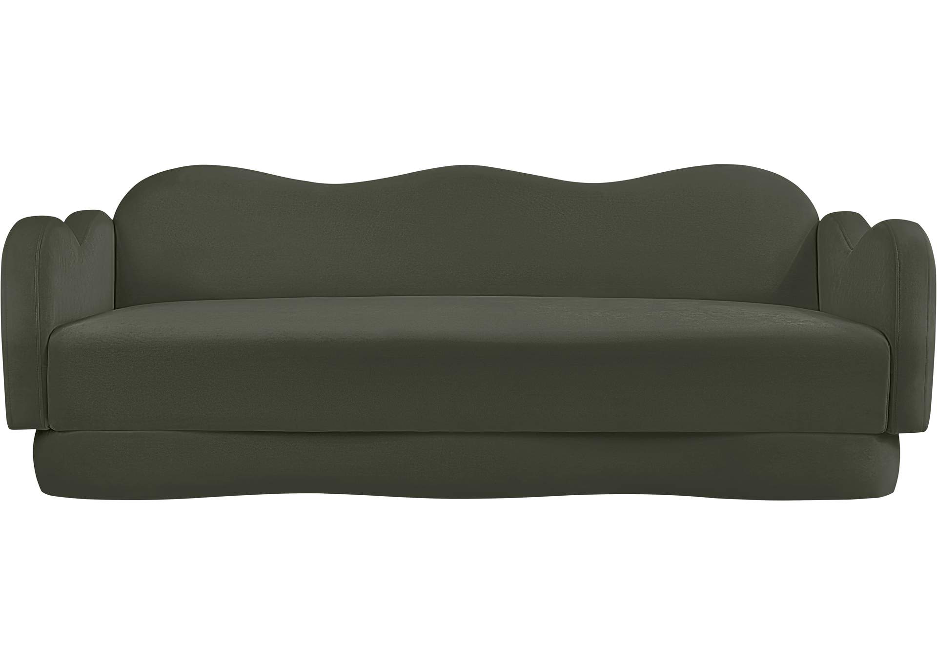 Bloom Green Velvet Sofa image 4