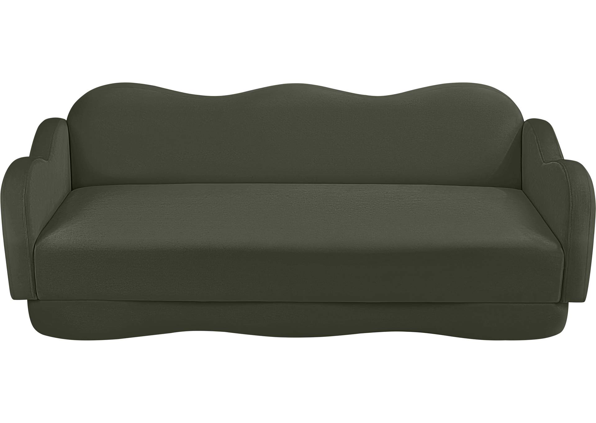 Bloom Green Velvet Sofa image 7