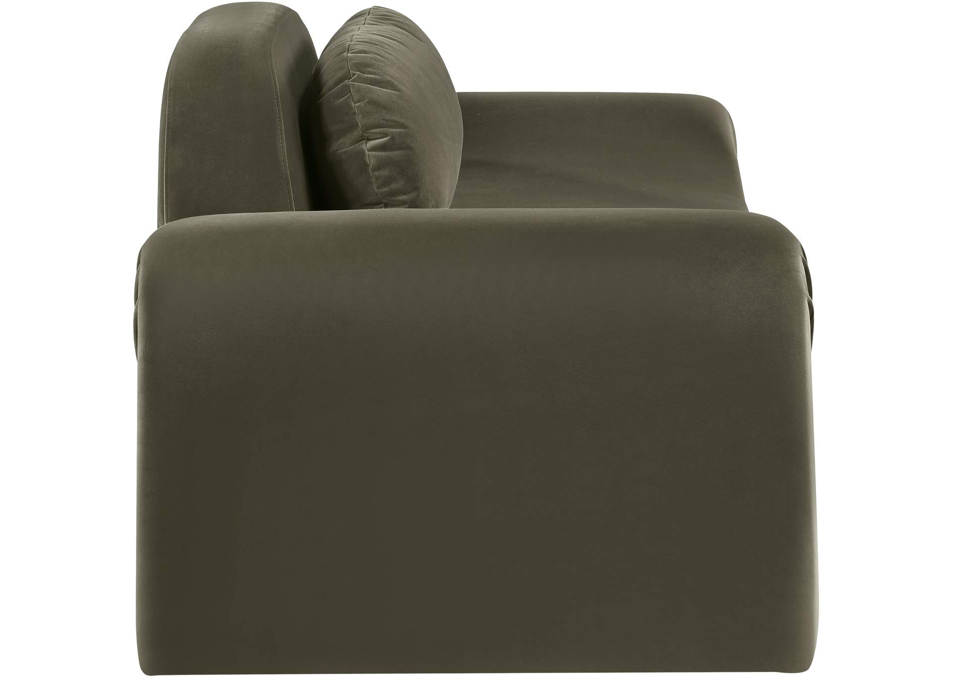 Austin Green Velvet Loveseat