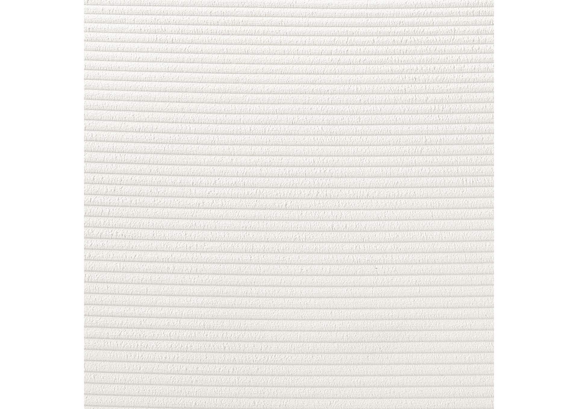 Austin Cream Corduroy Fabric Loveseat image 7