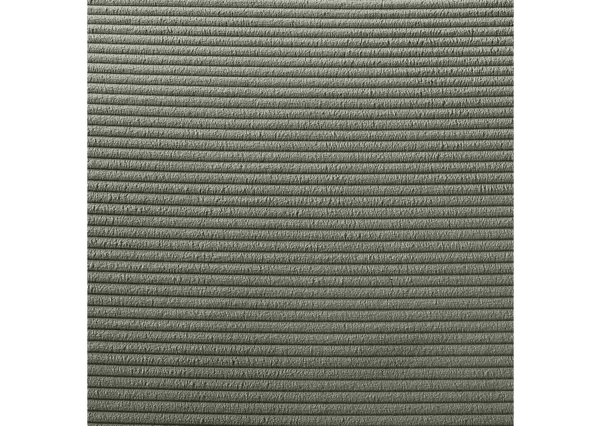 Austin Green Corduroy Fabric Chair