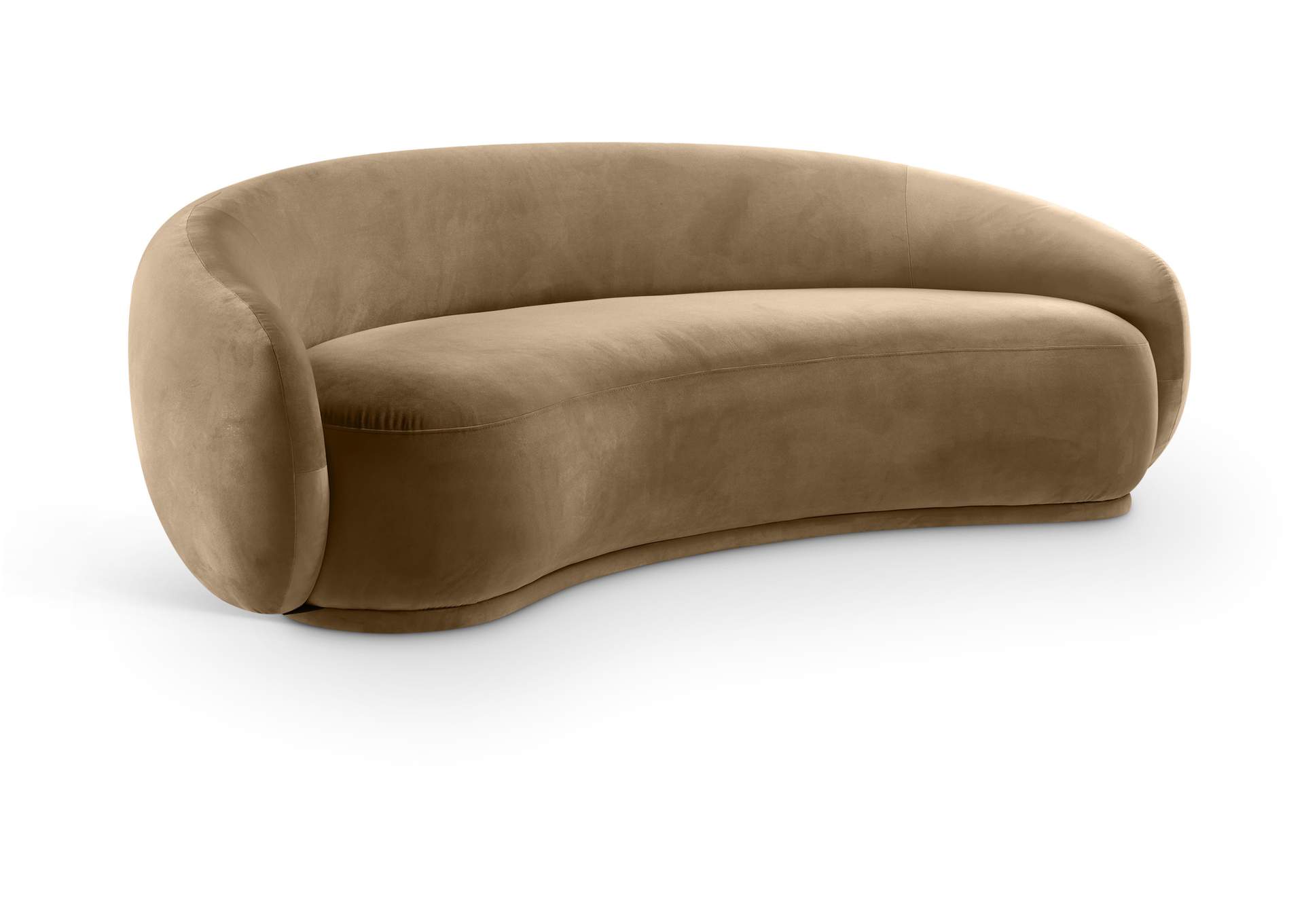 Emery Beige Velvet Sofa