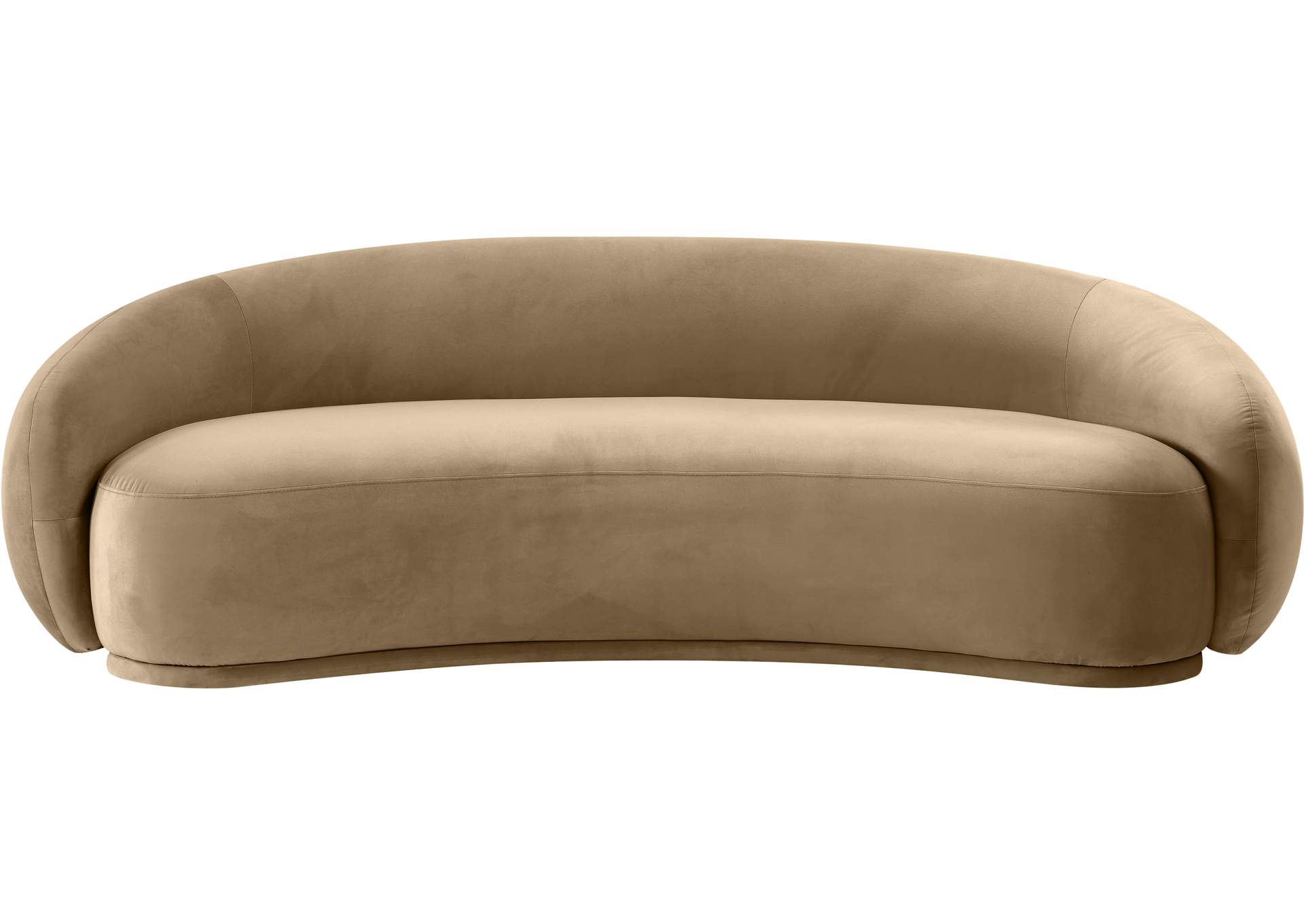 Emery Beige Velvet Sofa