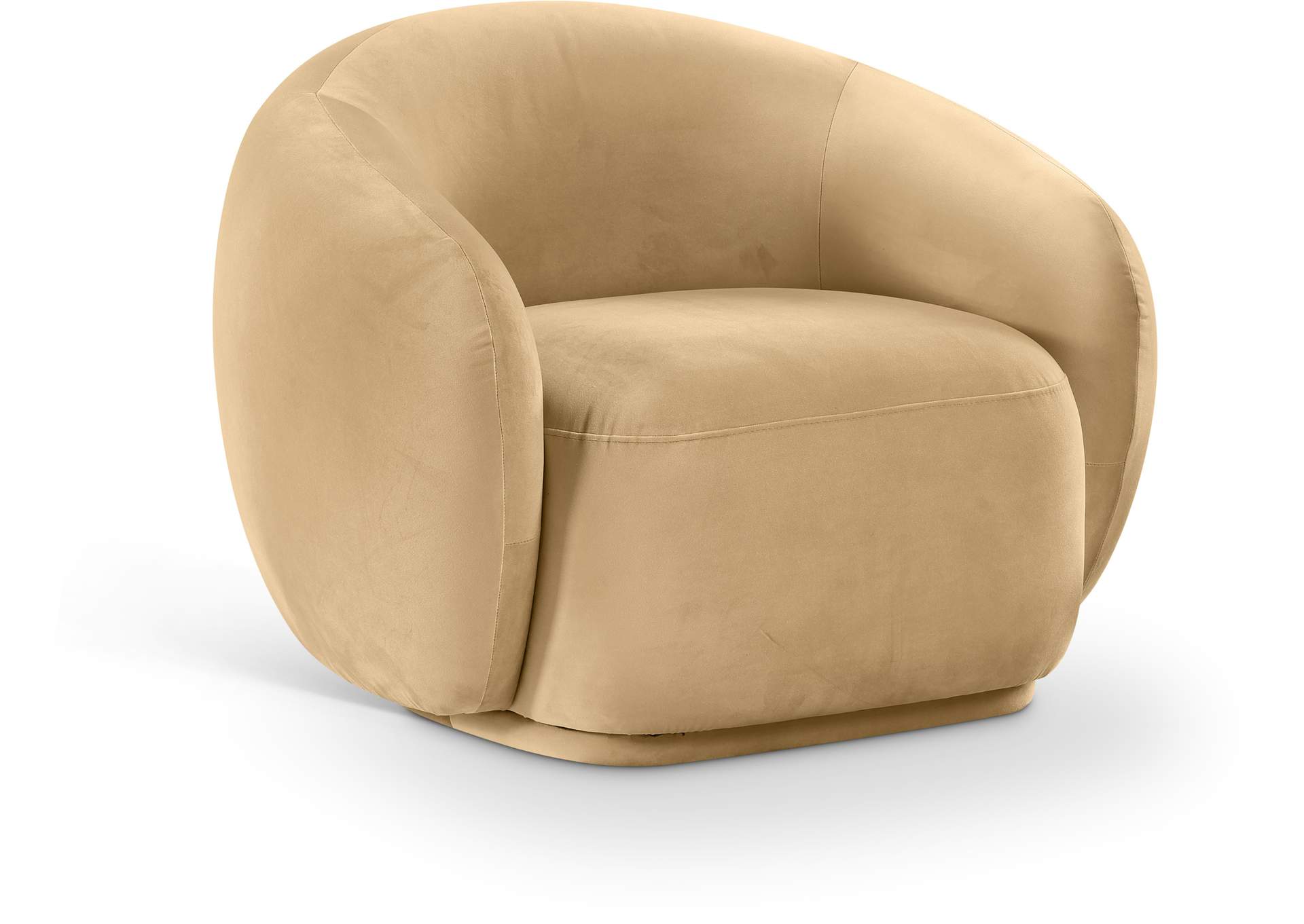 Emery Camel Velvet Chair