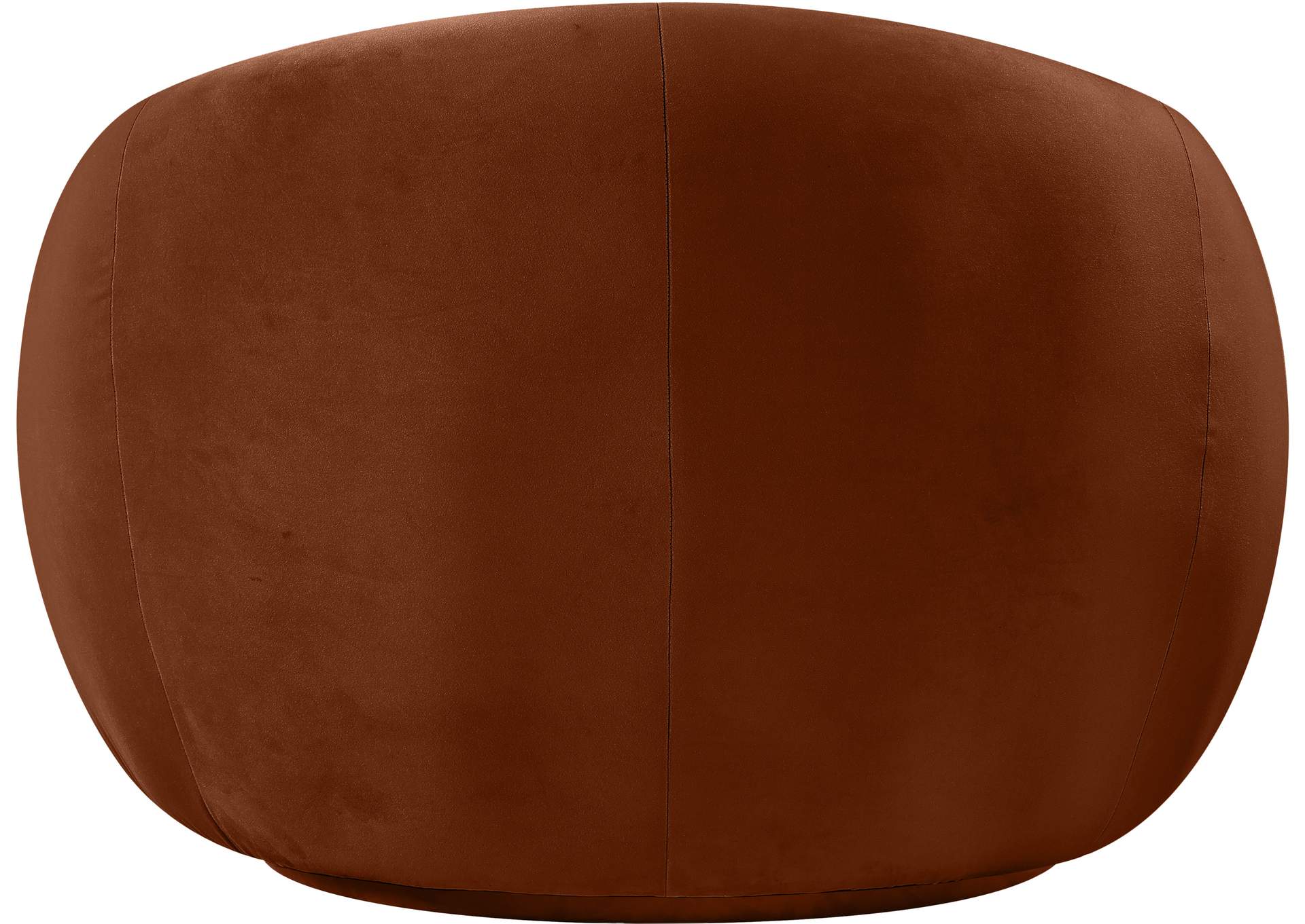 Emery Cognac Velvet Chair