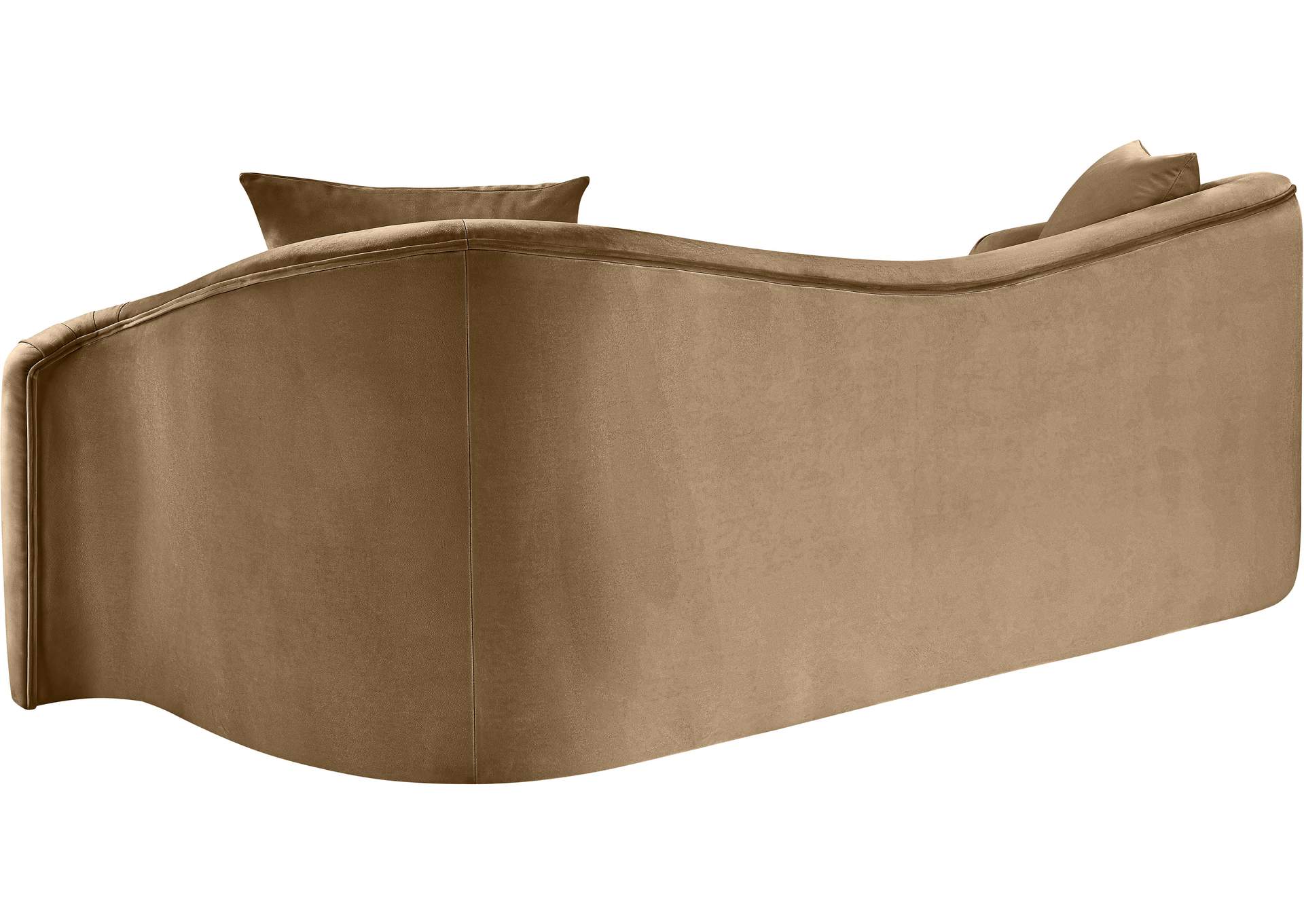 Destin Beige Velvet Sofa