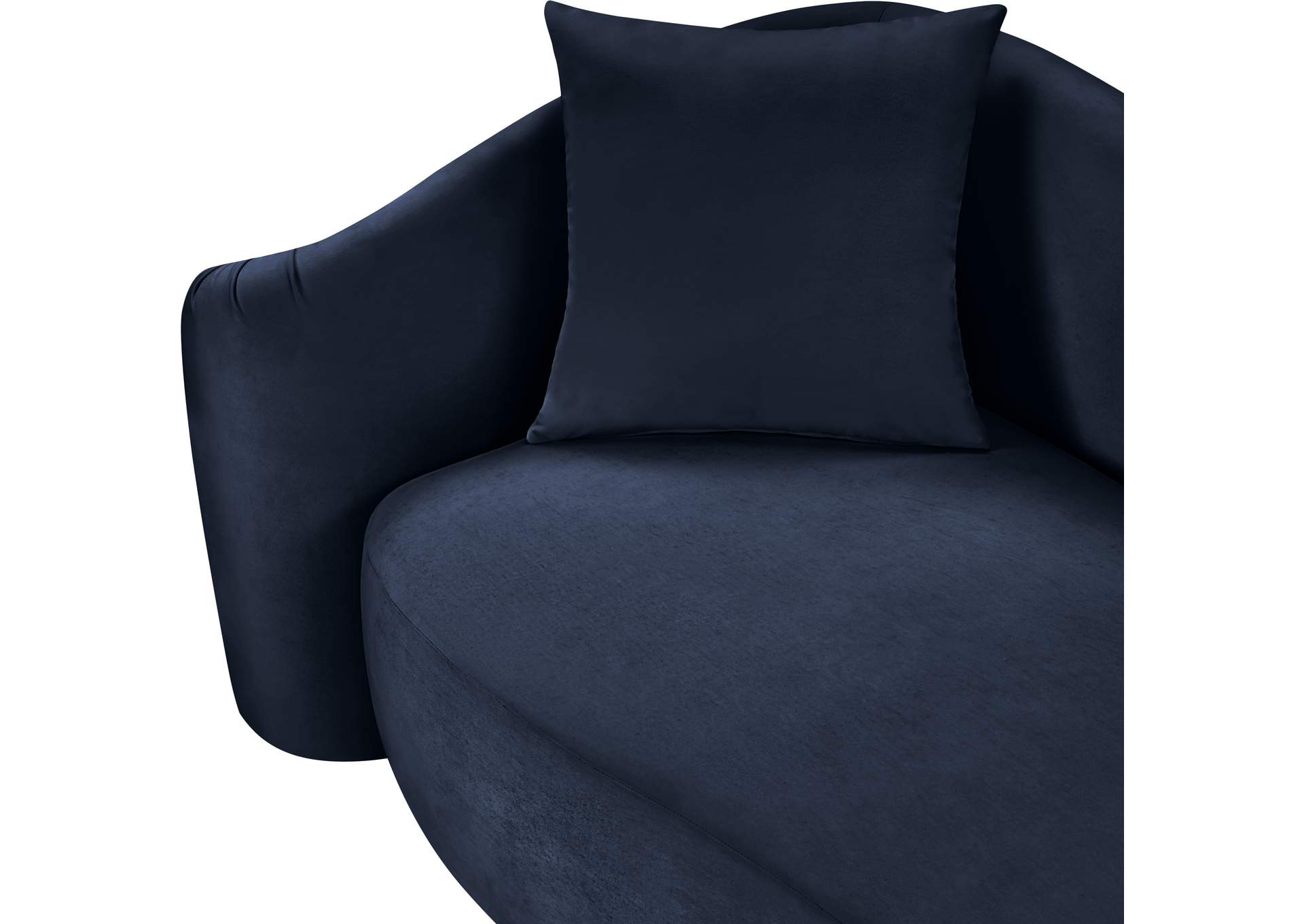 Destin Navy Velvet Chair