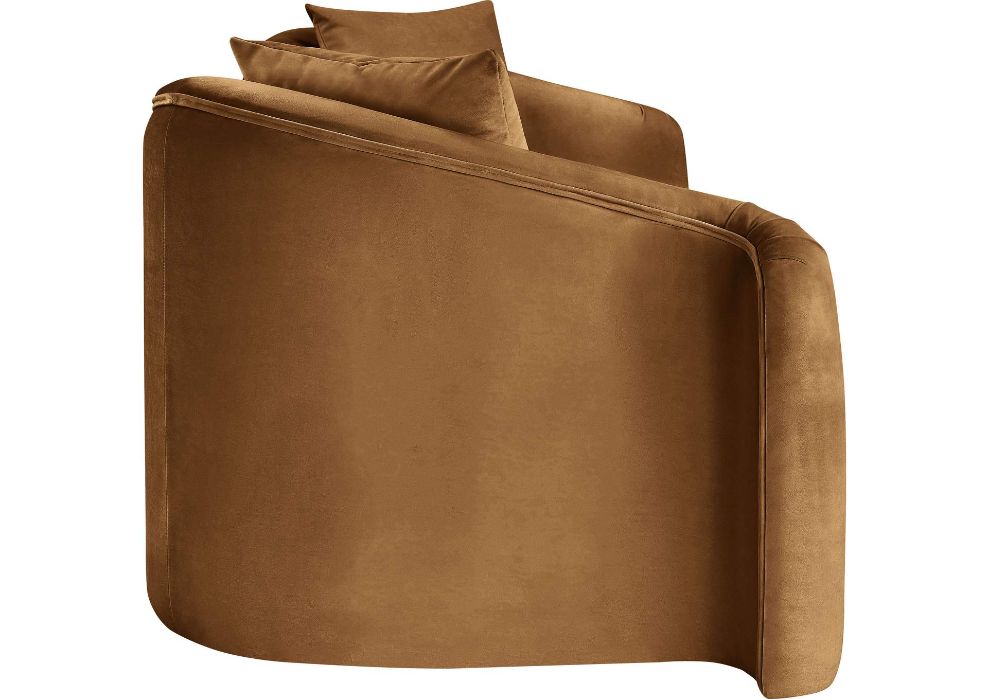 Destin Saddle Velvet Sofa