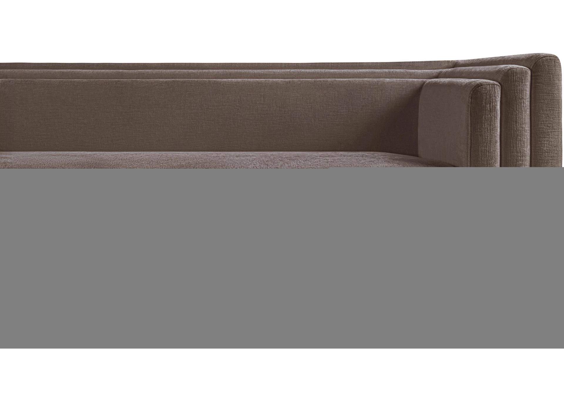 Everett 88. 5 Inch Brown Chenille Fabric Upholstered Sofa image 13