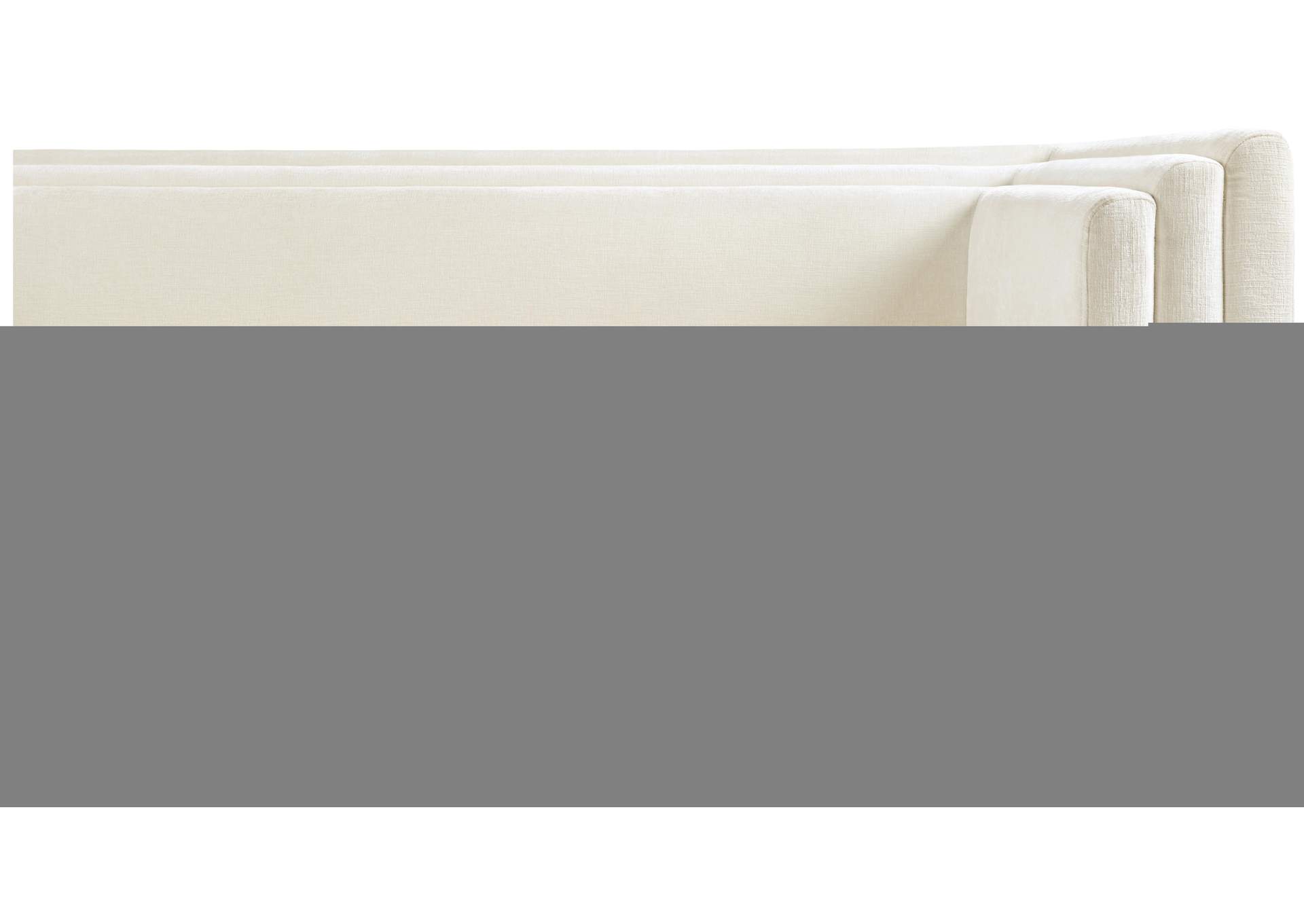 Everett 88. 5 Inch Cream Chenille Fabric Upholstered Sofa image 13