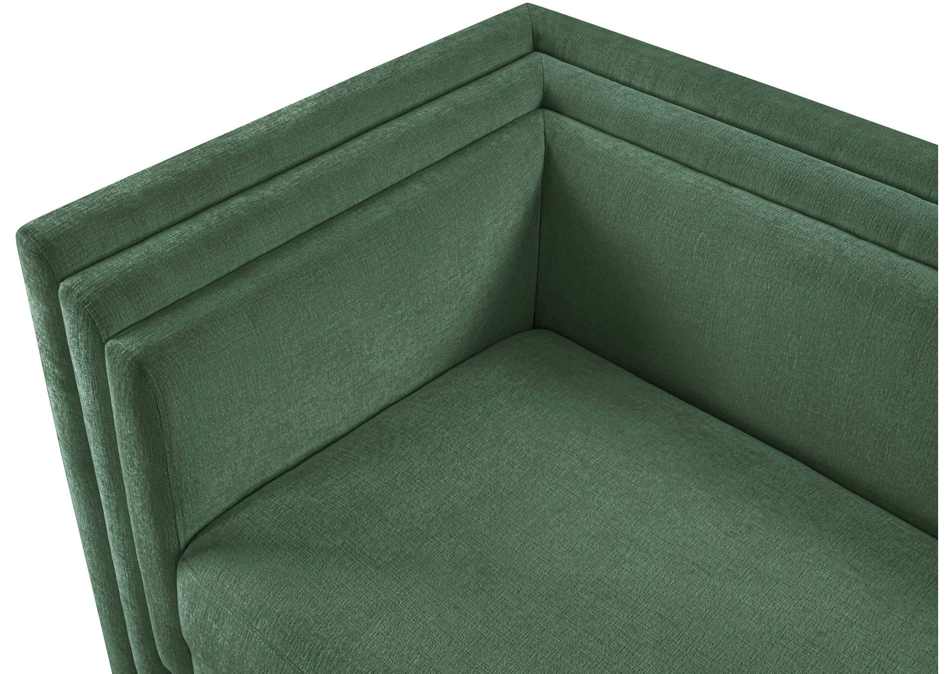 Everett 88. 5 Inch Green Chenille Fabric Upholstered Sofa image 15