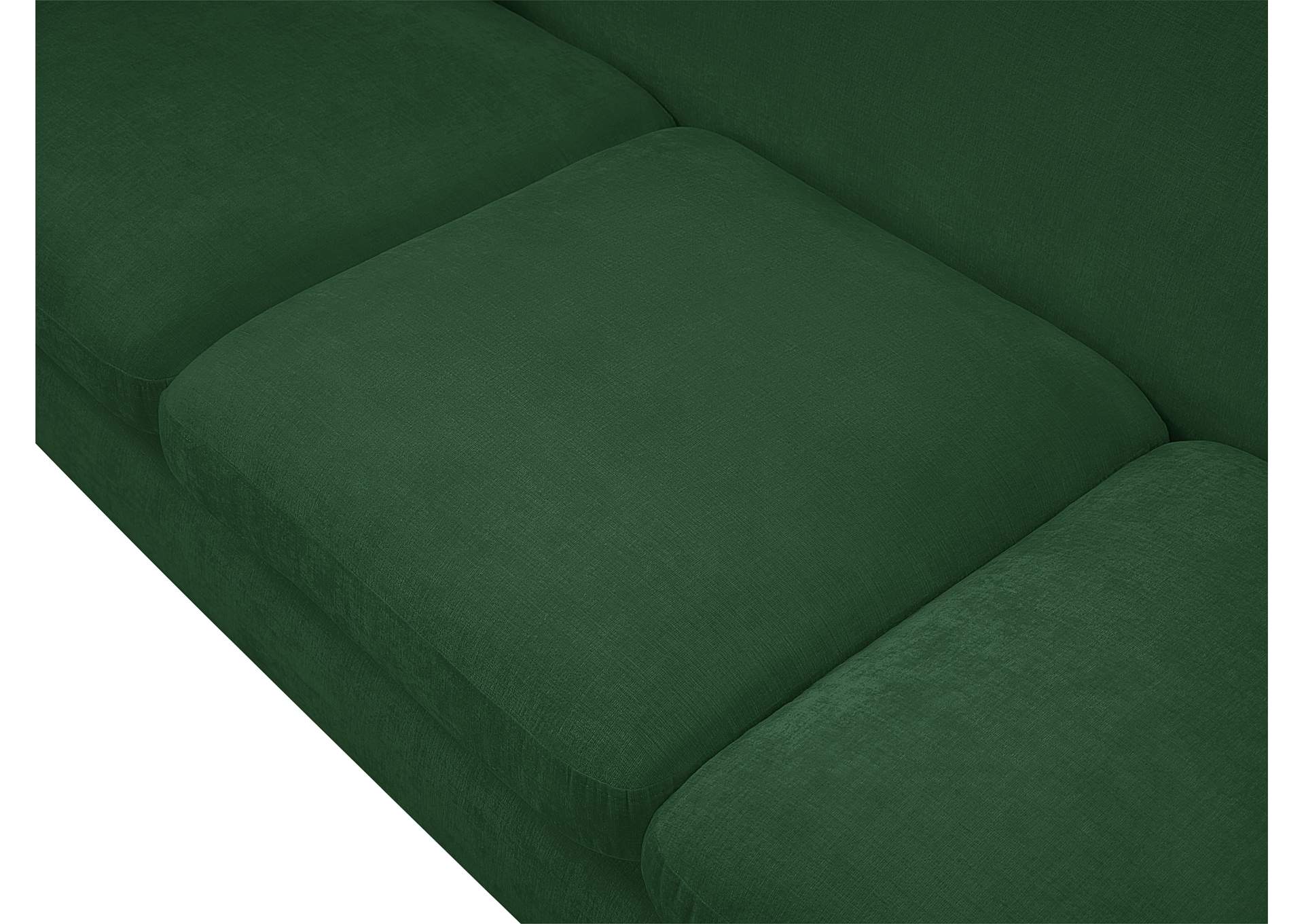 Penelope Green Chenille Fabric Sofa image 11