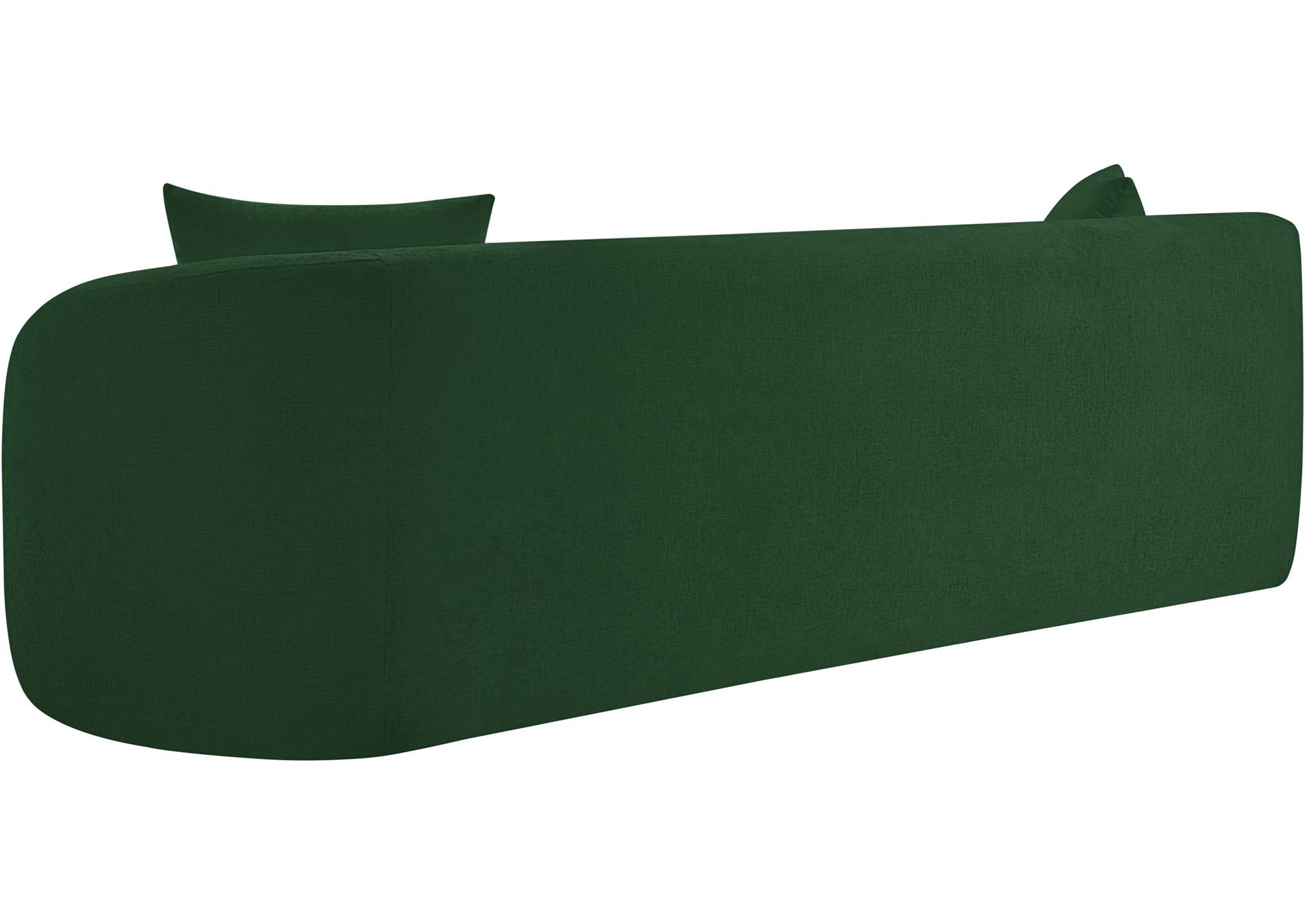 Penelope Green Chenille Fabric Sofa image 8