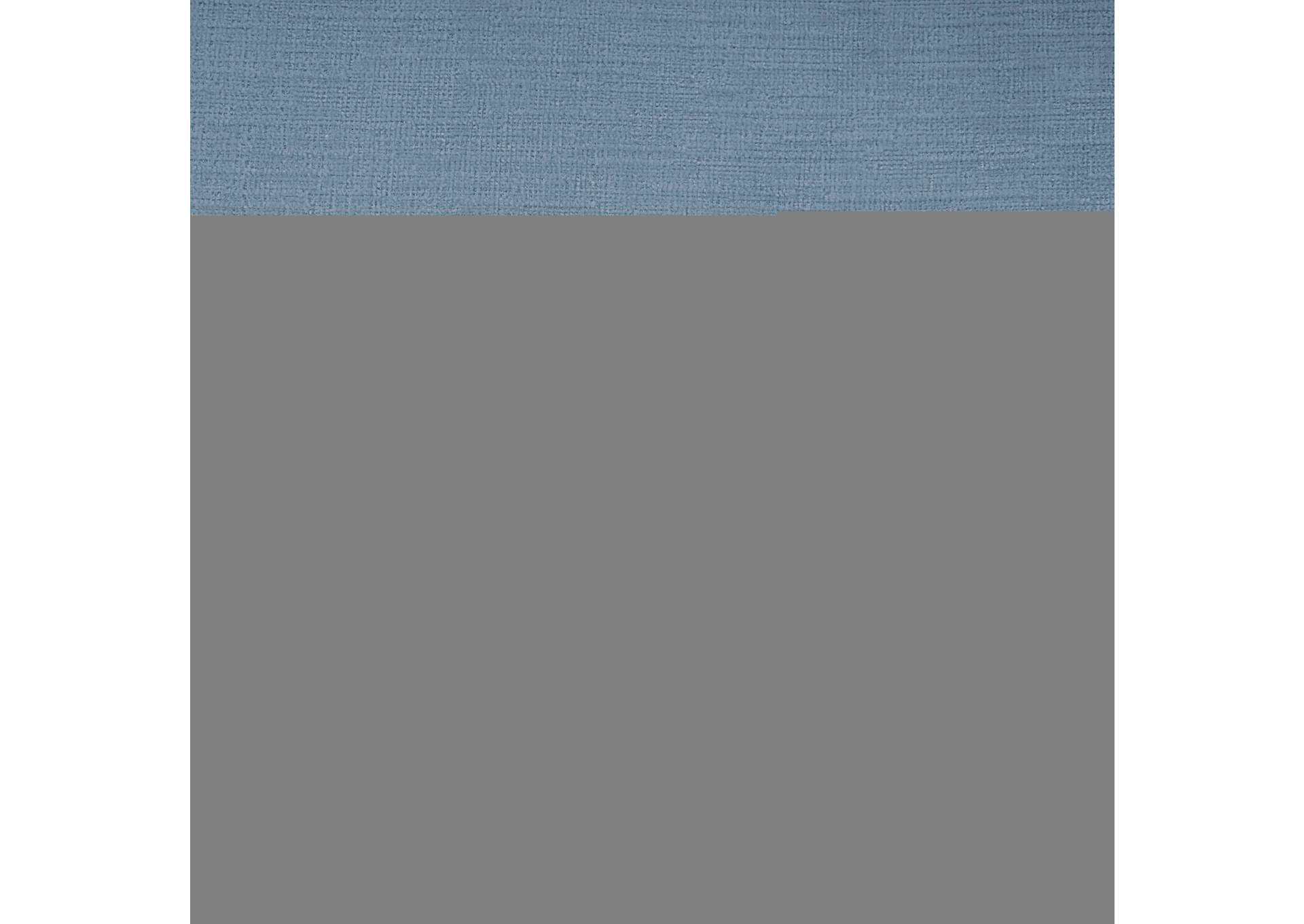 Penelope 92. 5 Inch Light Blue Chenille Fabric Upholstered Sofa image 6