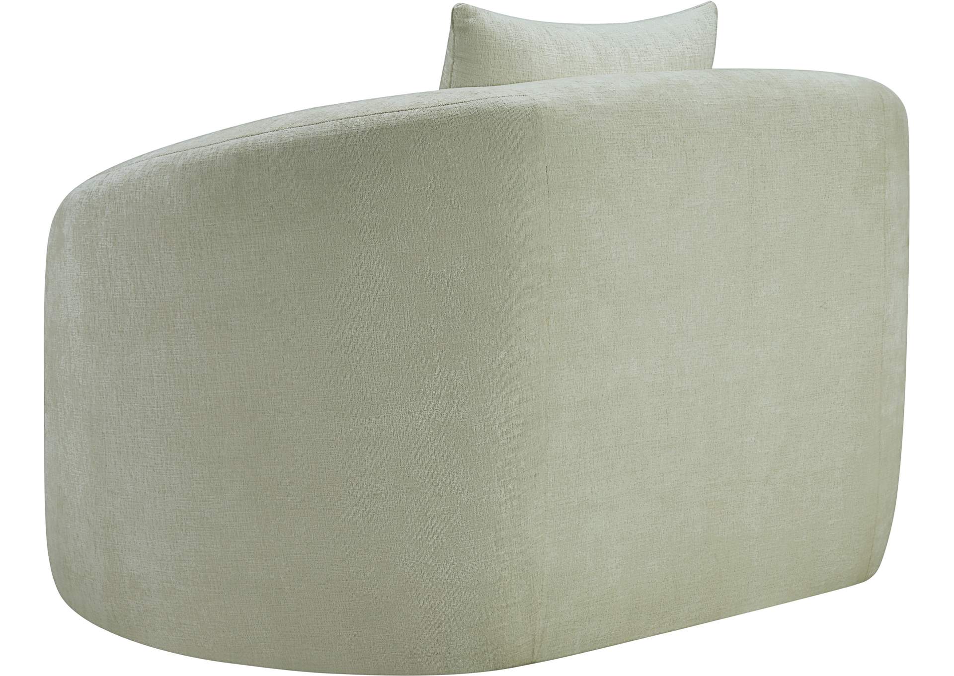 Penelope Mint Chenille Fabric Chair