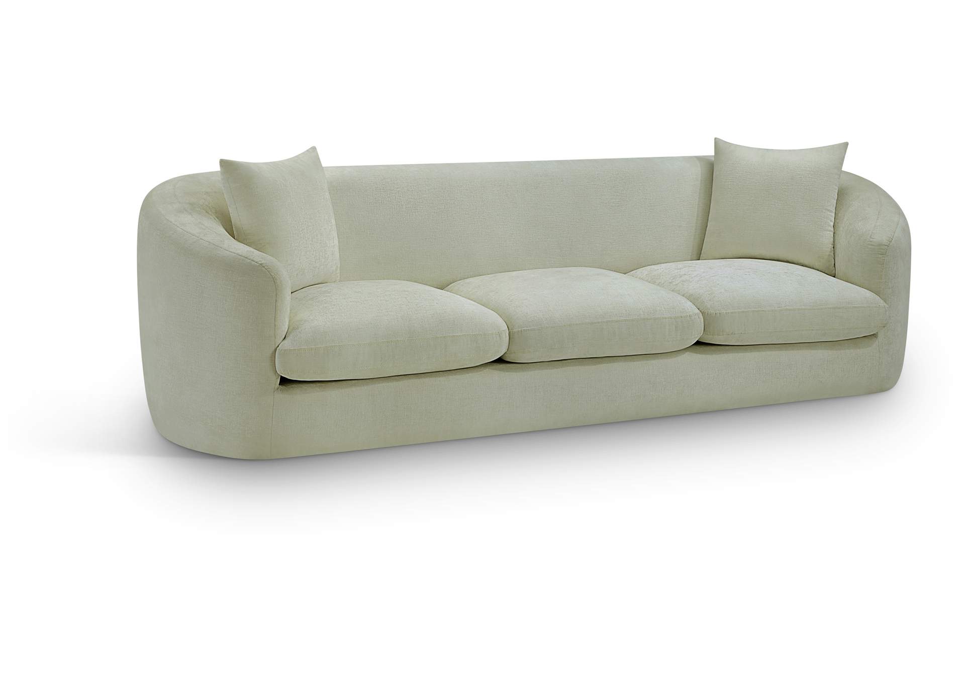 Penelope Mint Chenille Fabric Sofa image 1