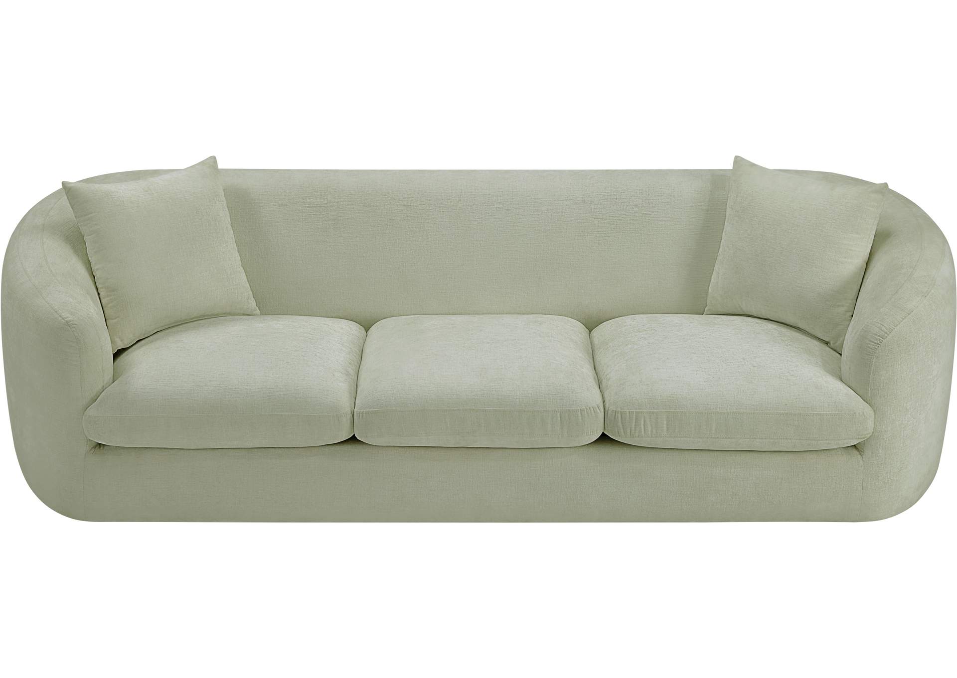 Penelope Mint Chenille Fabric Sofa image 7