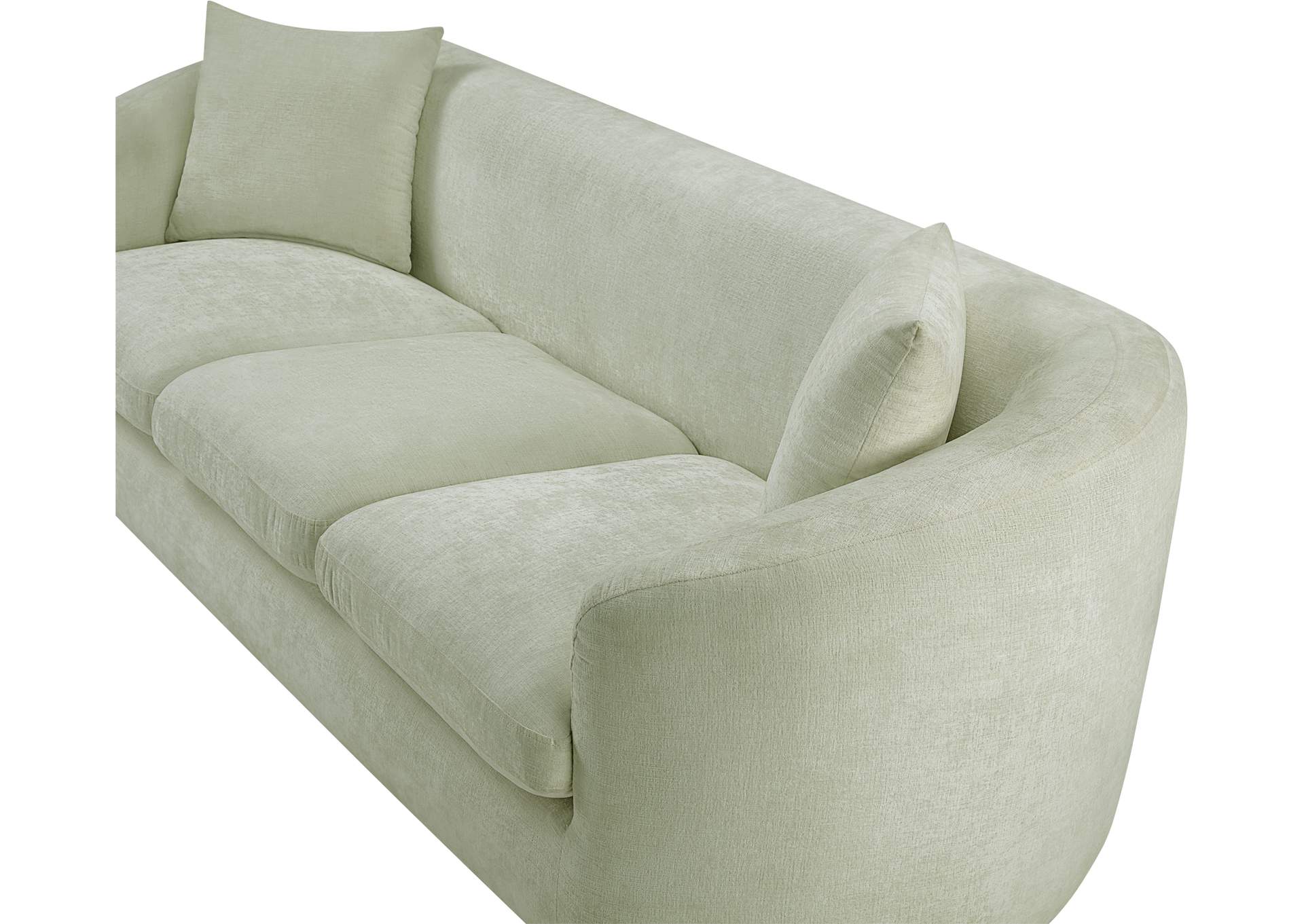 Penelope Mint Chenille Fabric Sofa image 10