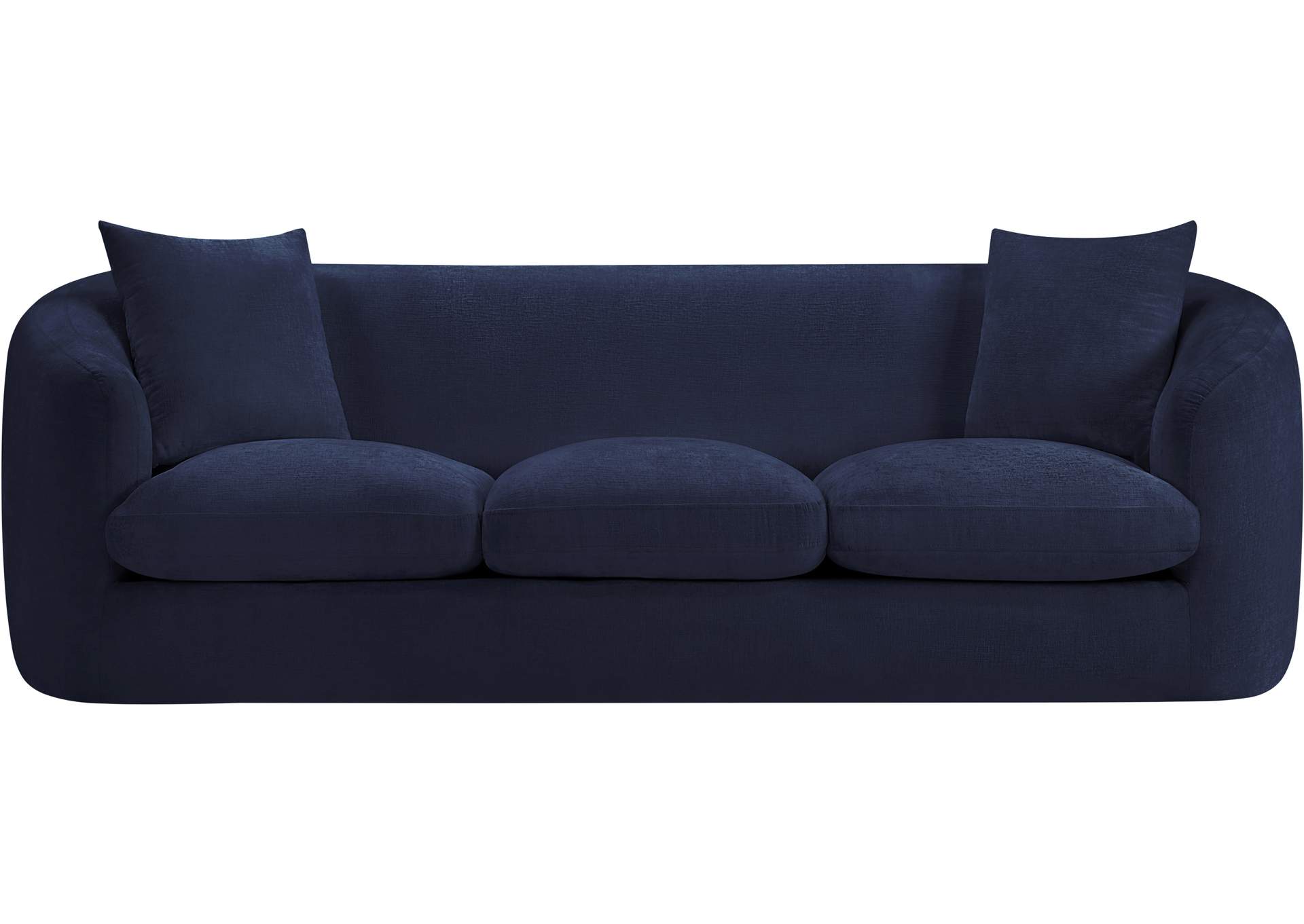 Penelope Navy Chenille Fabric Sofa image 4