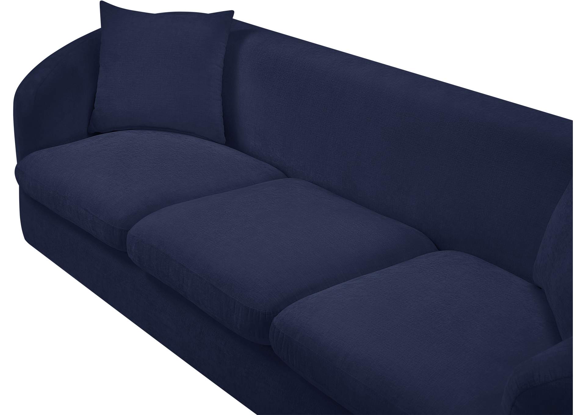 Penelope Navy Chenille Fabric Sofa image 9