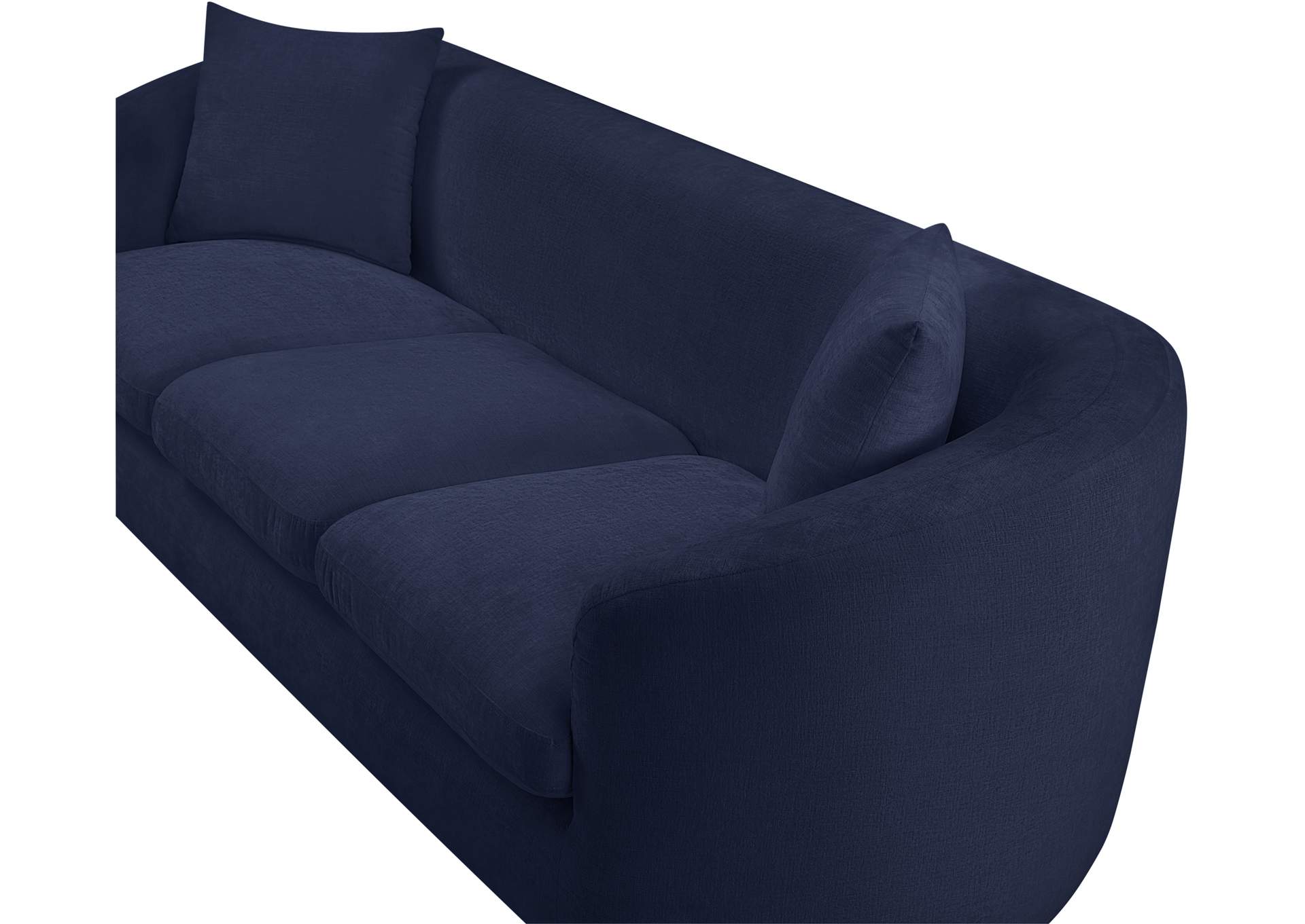 Penelope Navy Chenille Fabric Sofa image 10