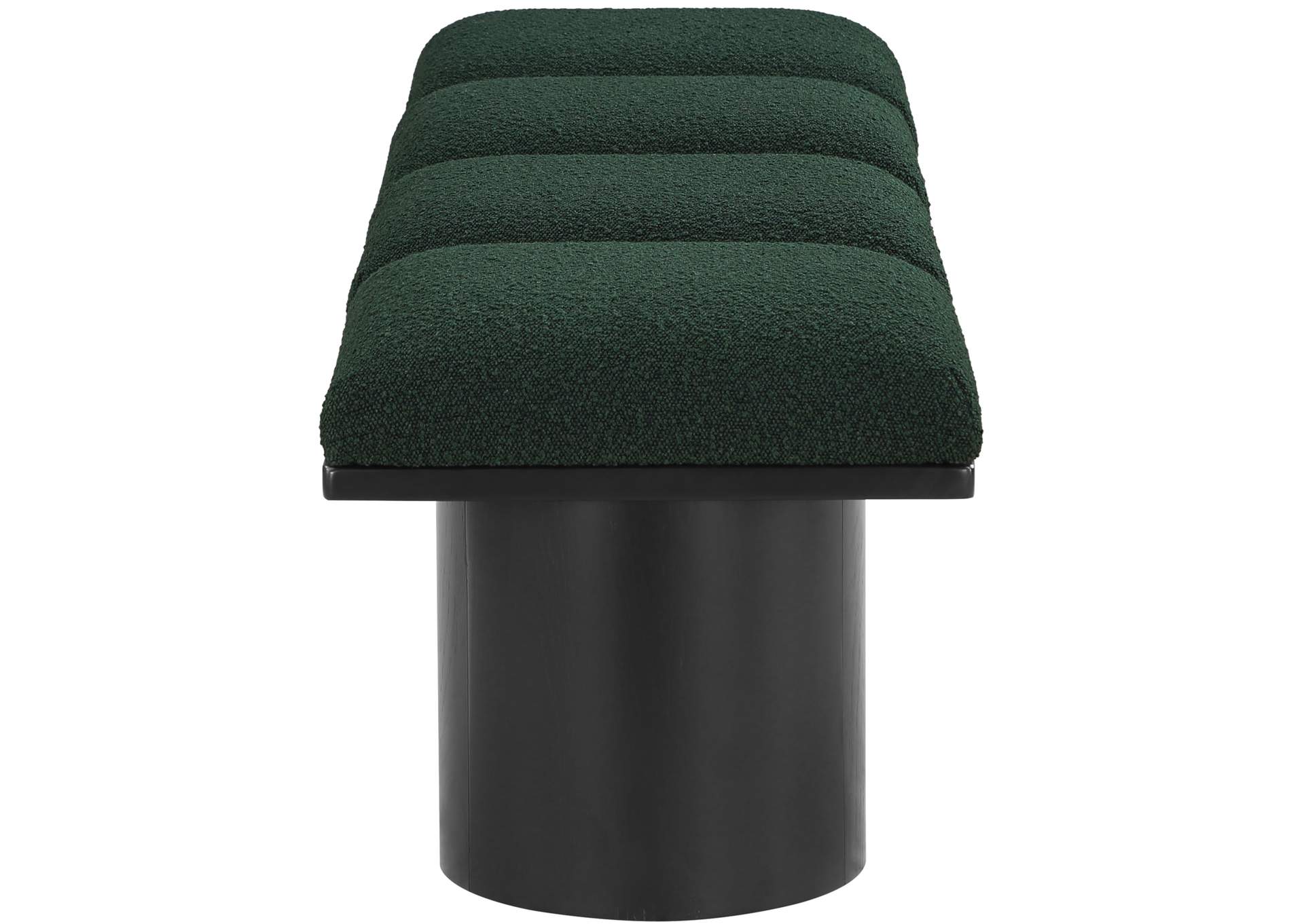 Pavilion Green Boucle Fabric Bench image 5