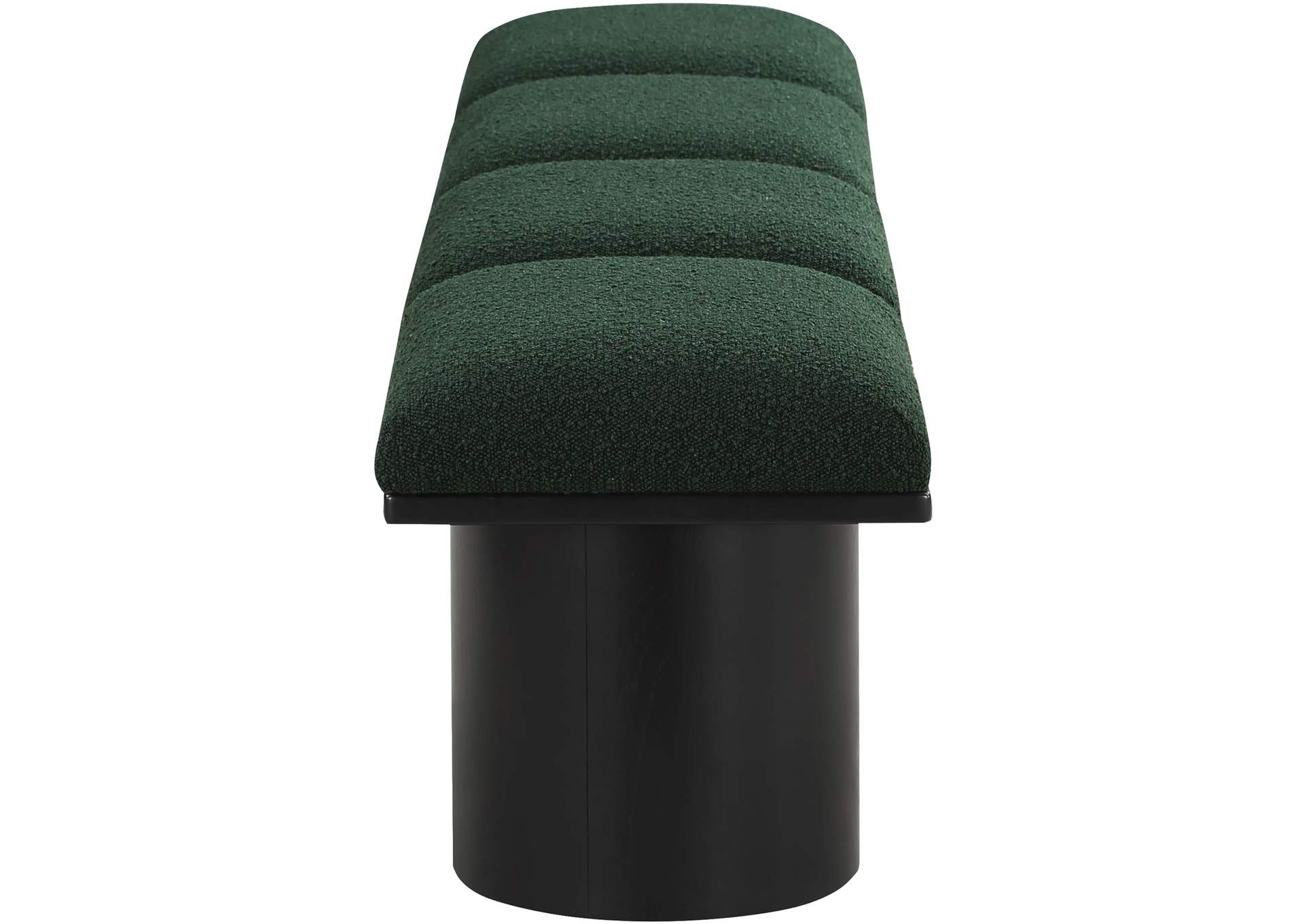 Pavilion Green Boucle Fabric Bench image 5