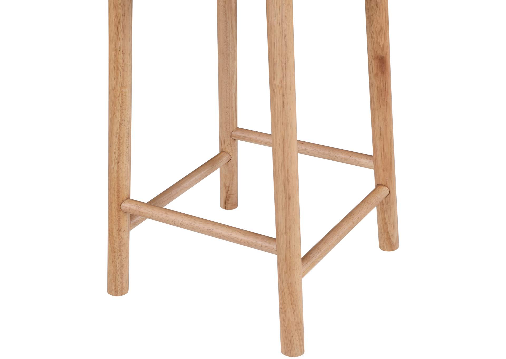 Calvin Cream Vegan Leather Stool