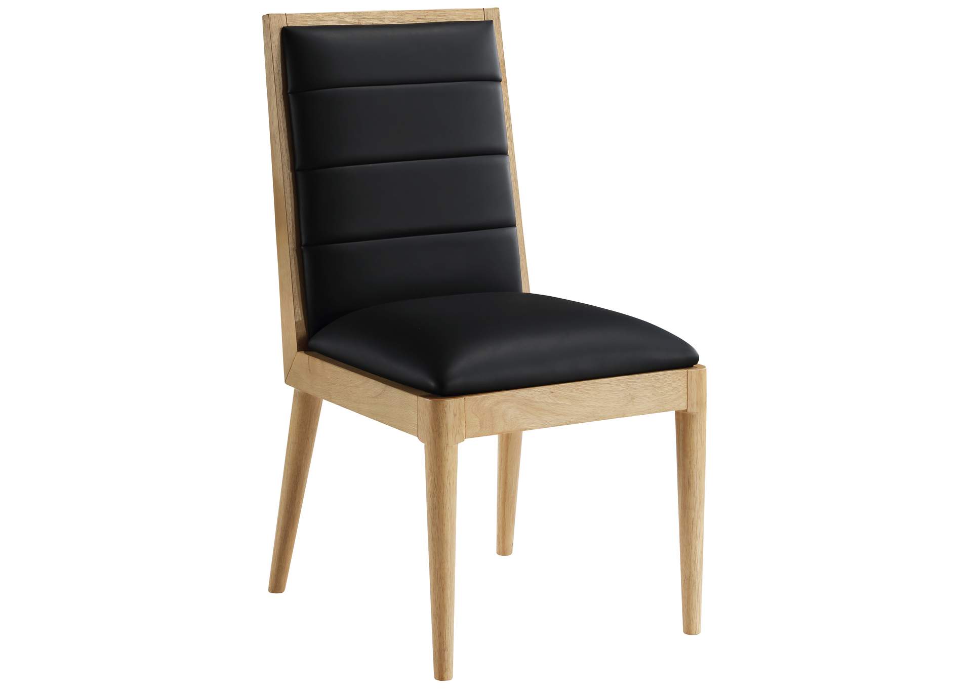 Bristol Black Vegan Leather Dining Chair