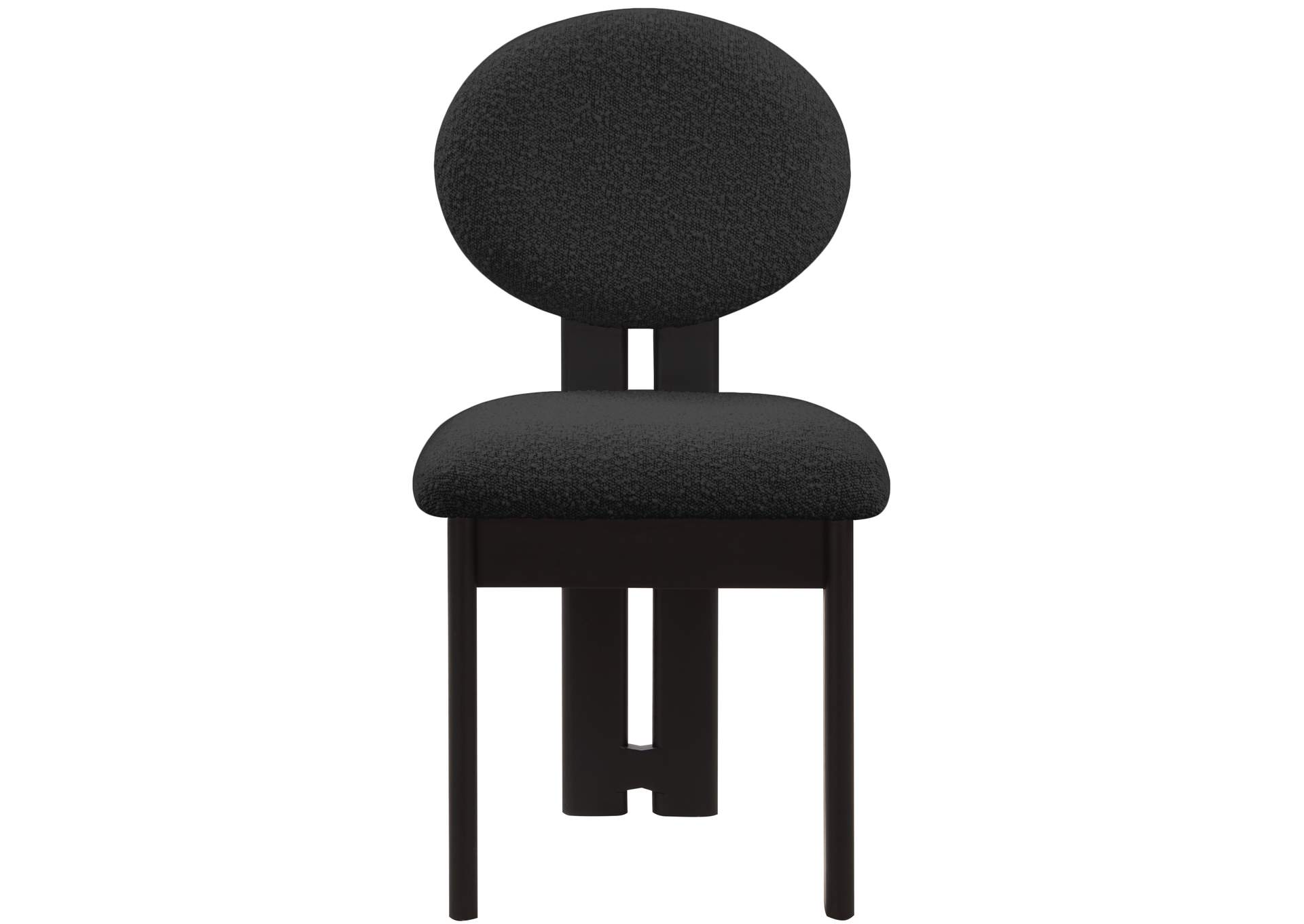 Napa Black Boucle Fabric Dining Chair