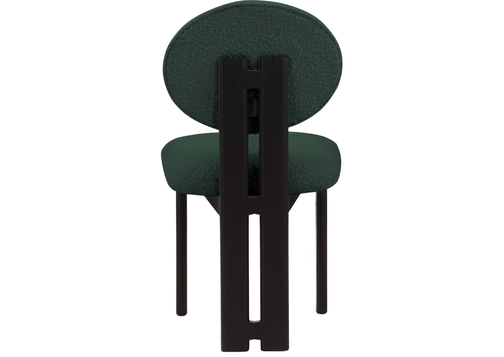 Napa Green Boucle Fabric Dining Chair Set of 2