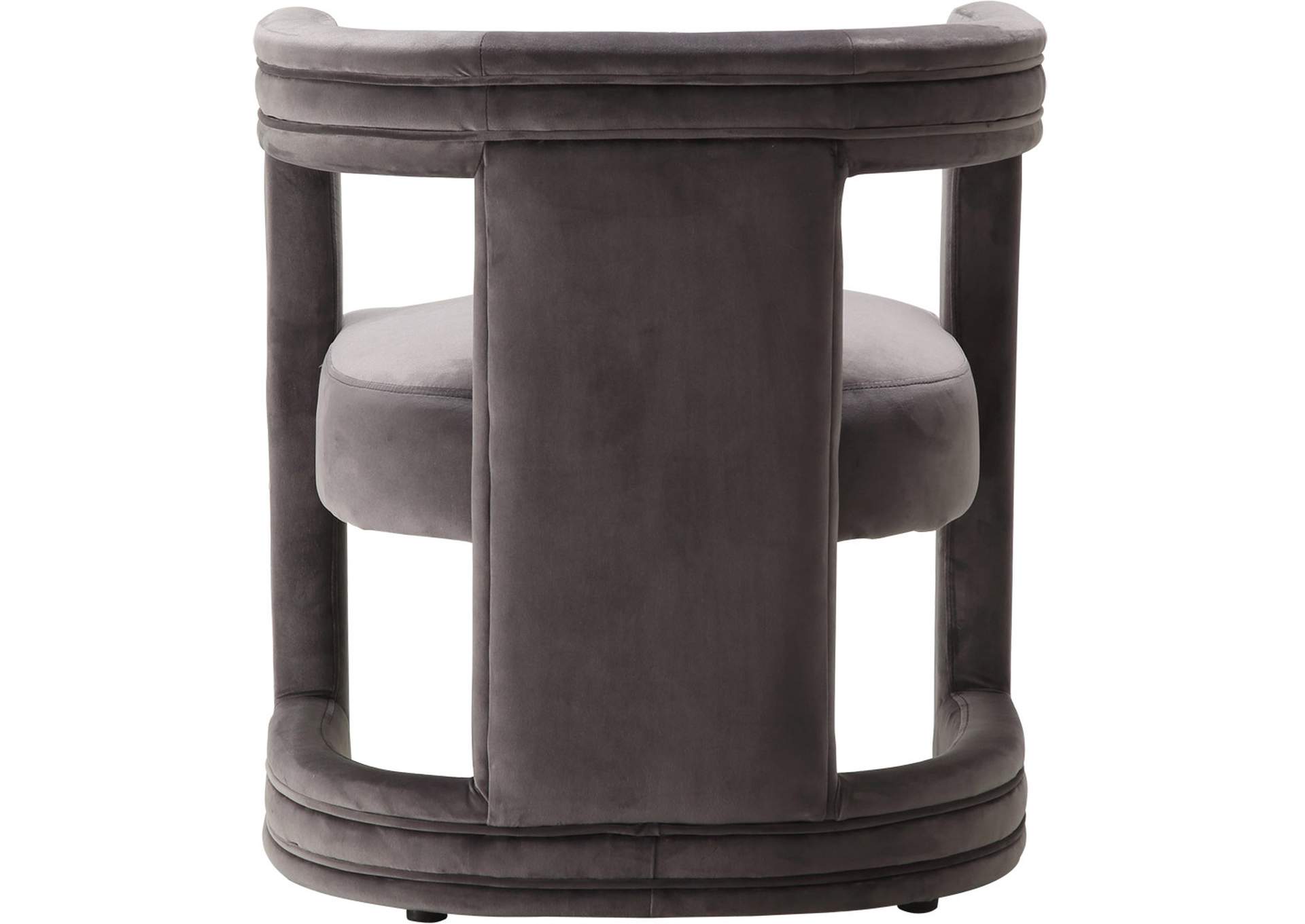 Blair Grey Velvet Accent Chair