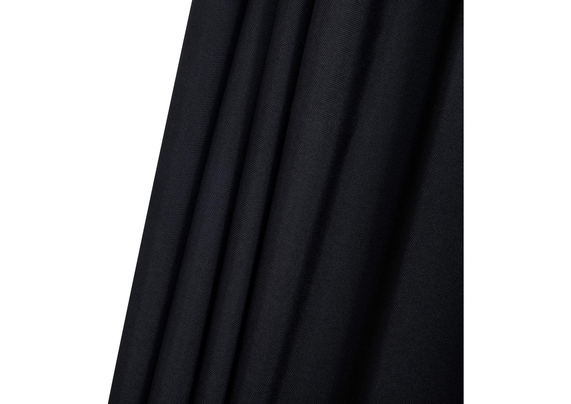 Fiji Black Fabric Patio Umbrellas