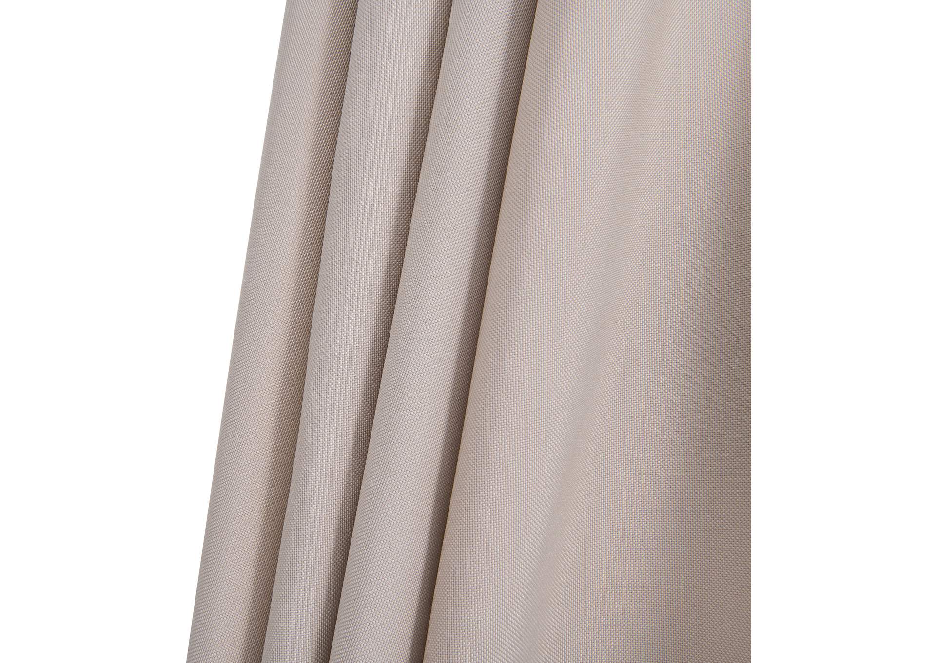 Amalfi Beige With Cream Piping Fabric Patio Umbrellas image 9