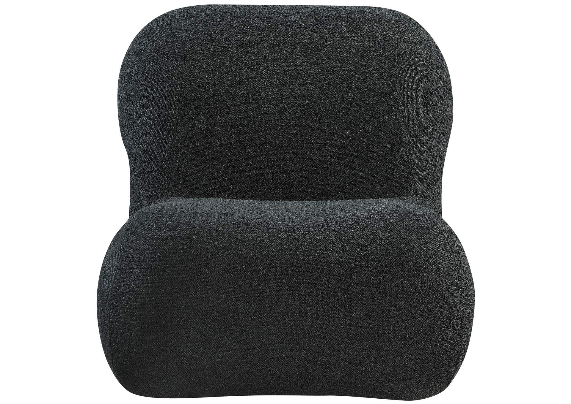 Quadra Black Fabric Accent Chair