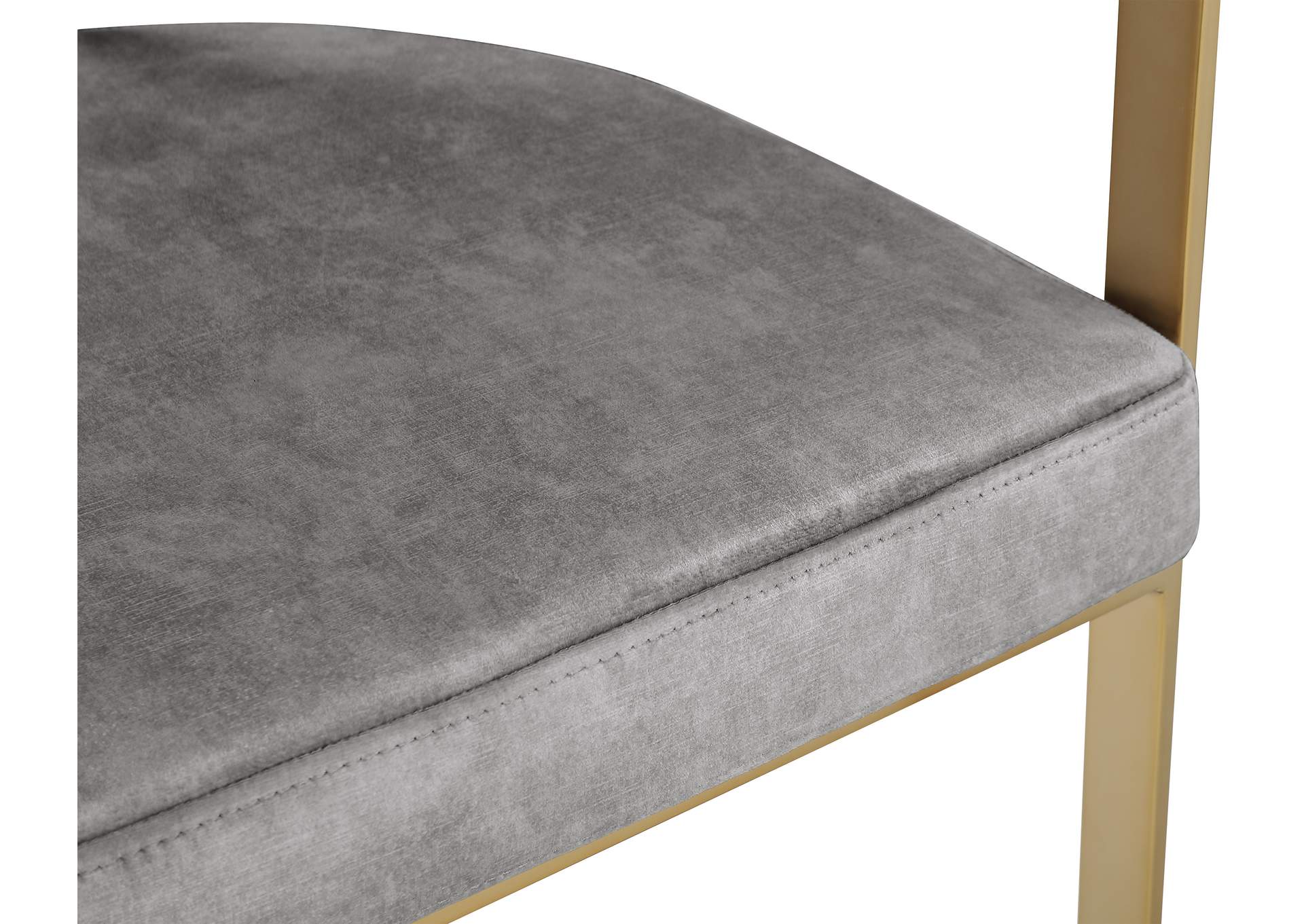 Marcello Grey Velvet Dining Chair