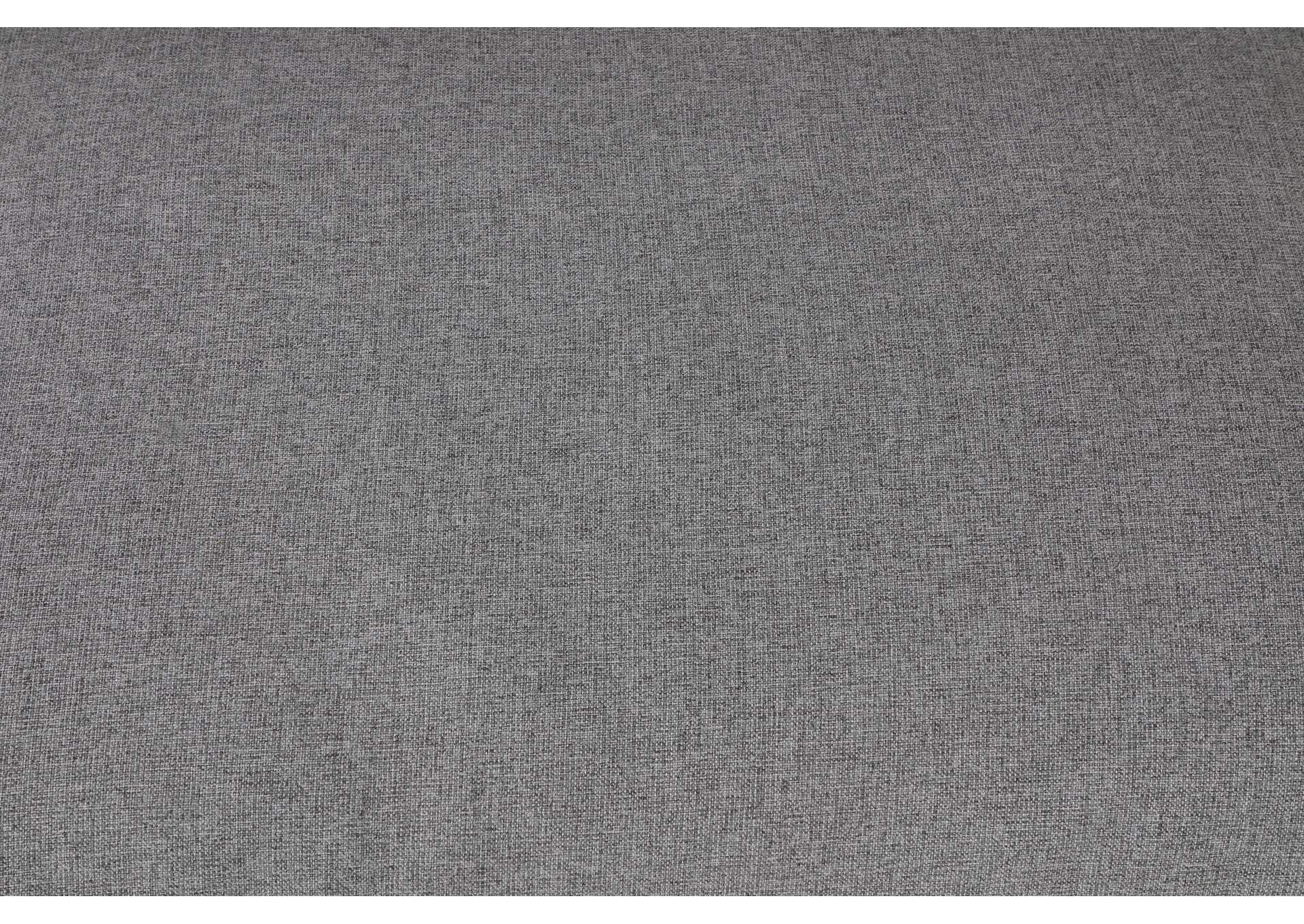 Serene Grey Linen Textured Fabric Deluxe Comfort Modular Sectional