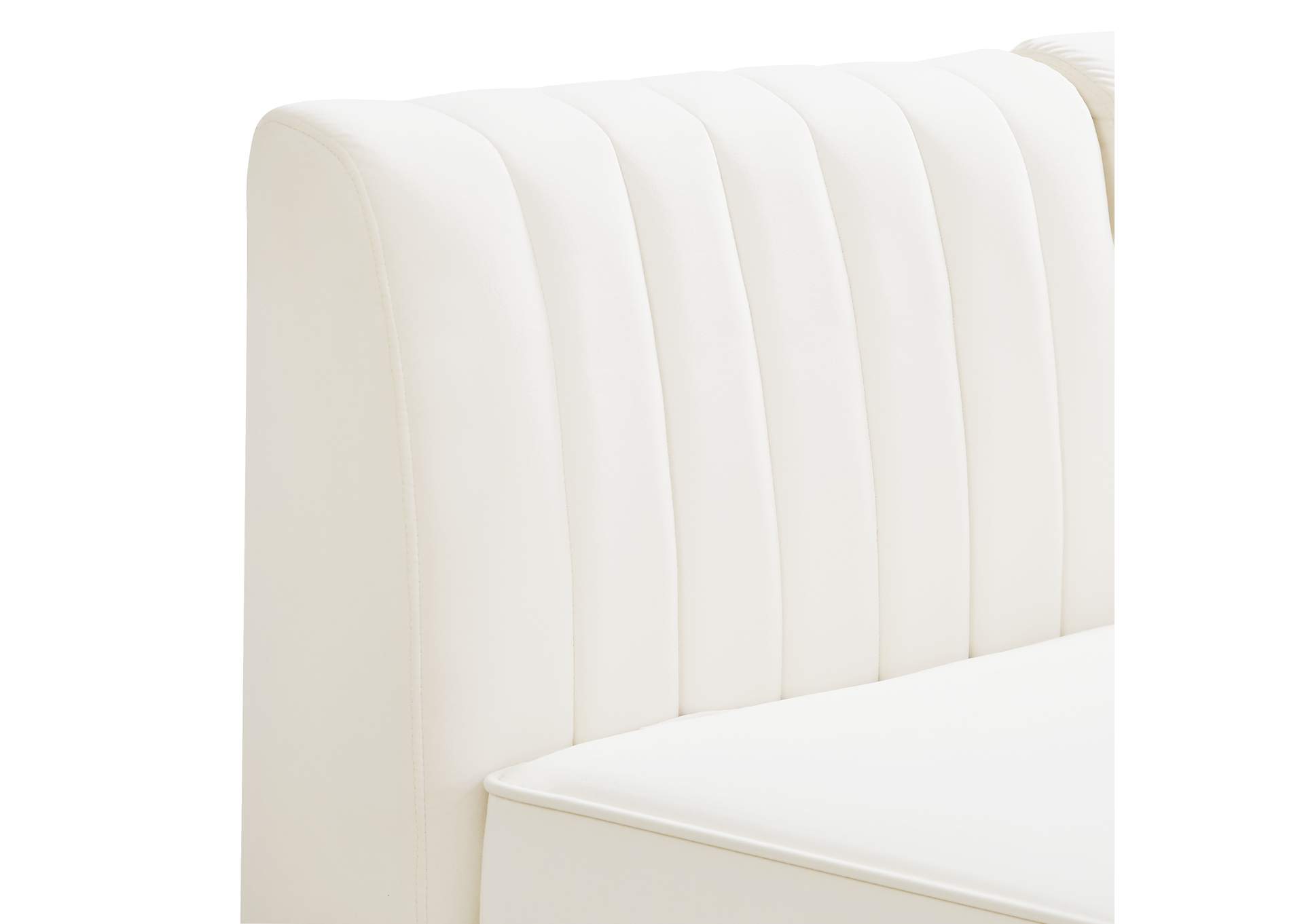 Alina Cream Velvet Modular Sectional