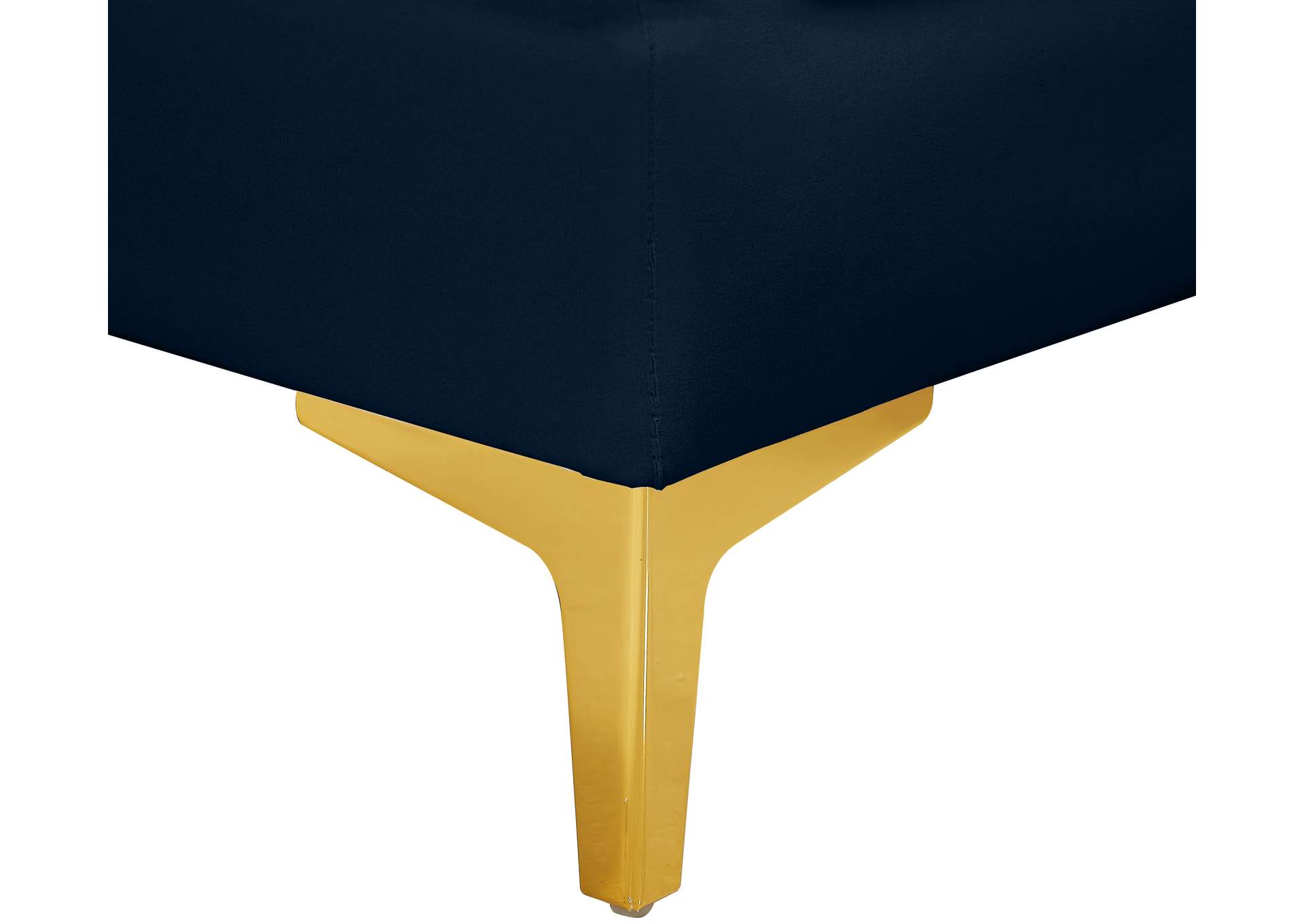 Alina Navy Velvet Modular Sectional