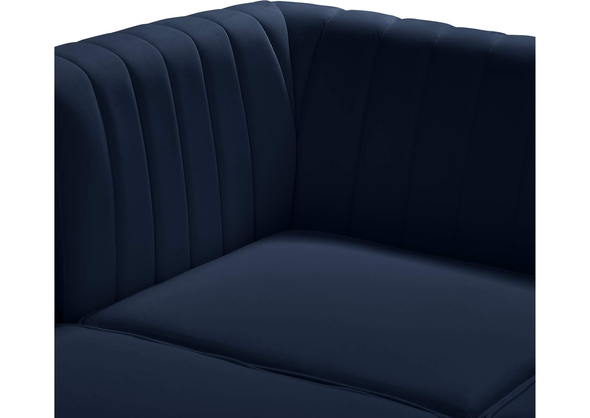 Alina Navy Velvet Modular Sectional